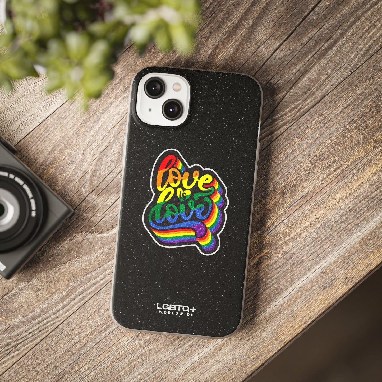 LGBTQWorldwide - ,,LIEBE IST LIEBE" Flexible Handyhülle Accessories, Case, iPhone, iPhone Cases, Phone accessory, Phone Cases, Samsung Cases, Valentine's Day promotion lgbtq Bekleidung Accessoires unisex Zubehör