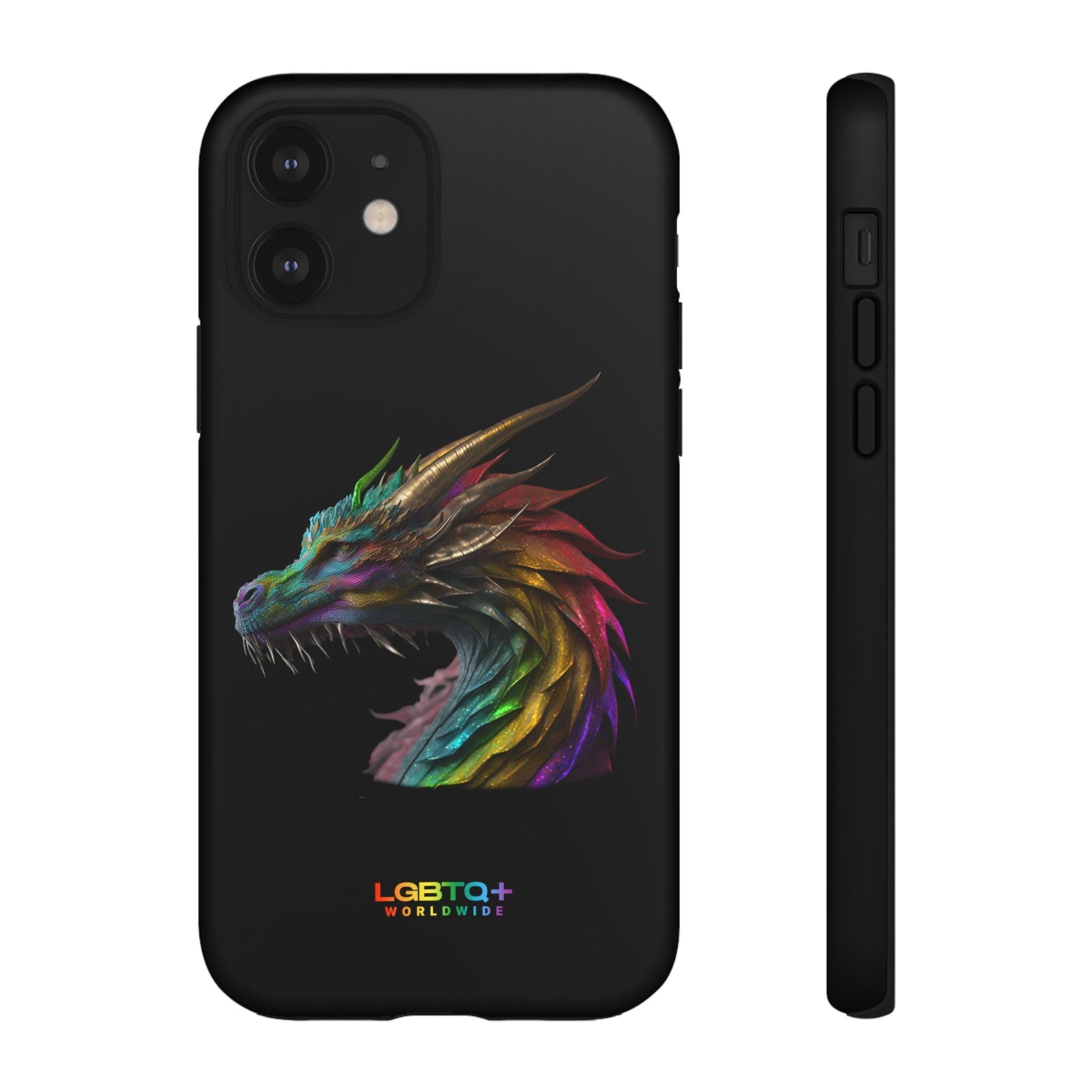 LGBTQWorldwide - ,,DRACHE" Doppelgehäuse Handyhülle Accessories, Glossy, iPhone Cases, Matte, Phone accessory, Phone Cases, Samsung Cases, tough, Valentine's Day Picks lgbtq Bekleidung Accessoires unisex Zubehör