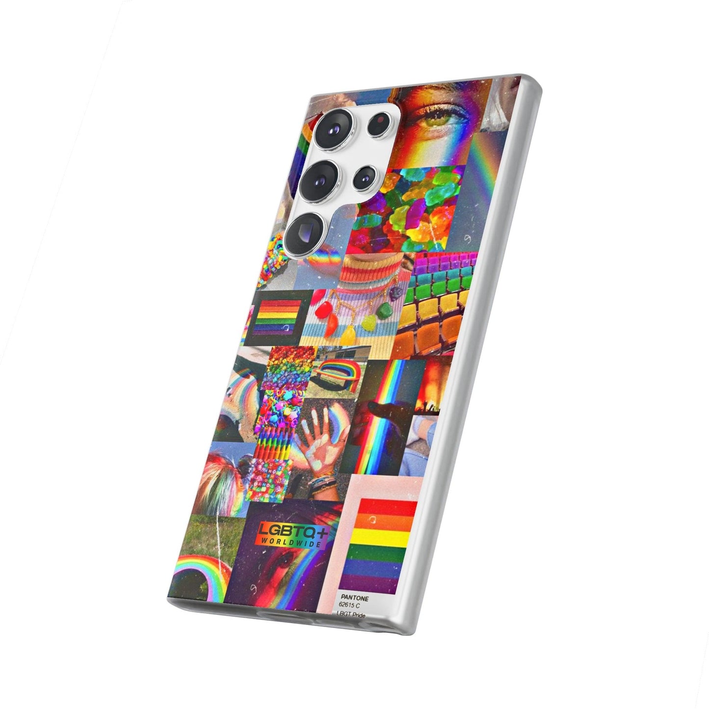 LGBTQWorldwide - ,,COMMUNITY" Flexible Handyhülle Accessories, Case, iPhone, iPhone Cases, Phone accessory, Phone Cases, Samsung Cases, silikon, Valentine's Day promotion lgbtq Bekleidung Accessoires unisex Zubehör