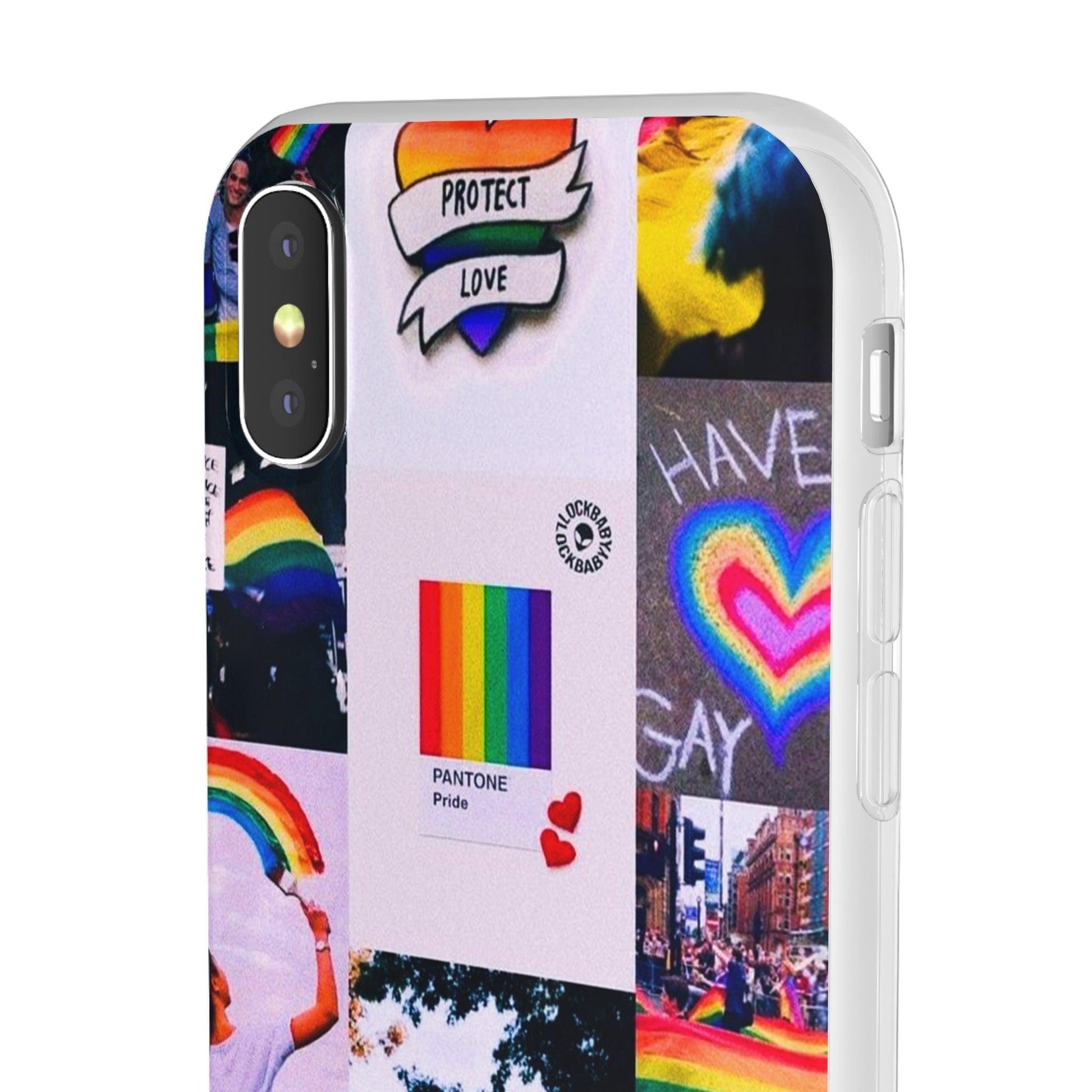 LGBTQWorldwide - ,,REGENBOGEN" Flexible Handyhülle Accessories, Case, iPhone, iPhone Cases, Phone accessory, Phone Cases, Samsung Cases, silikon, Valentine's Day promotion lgbtq Bekleidung Accessoires unisex Zubehör