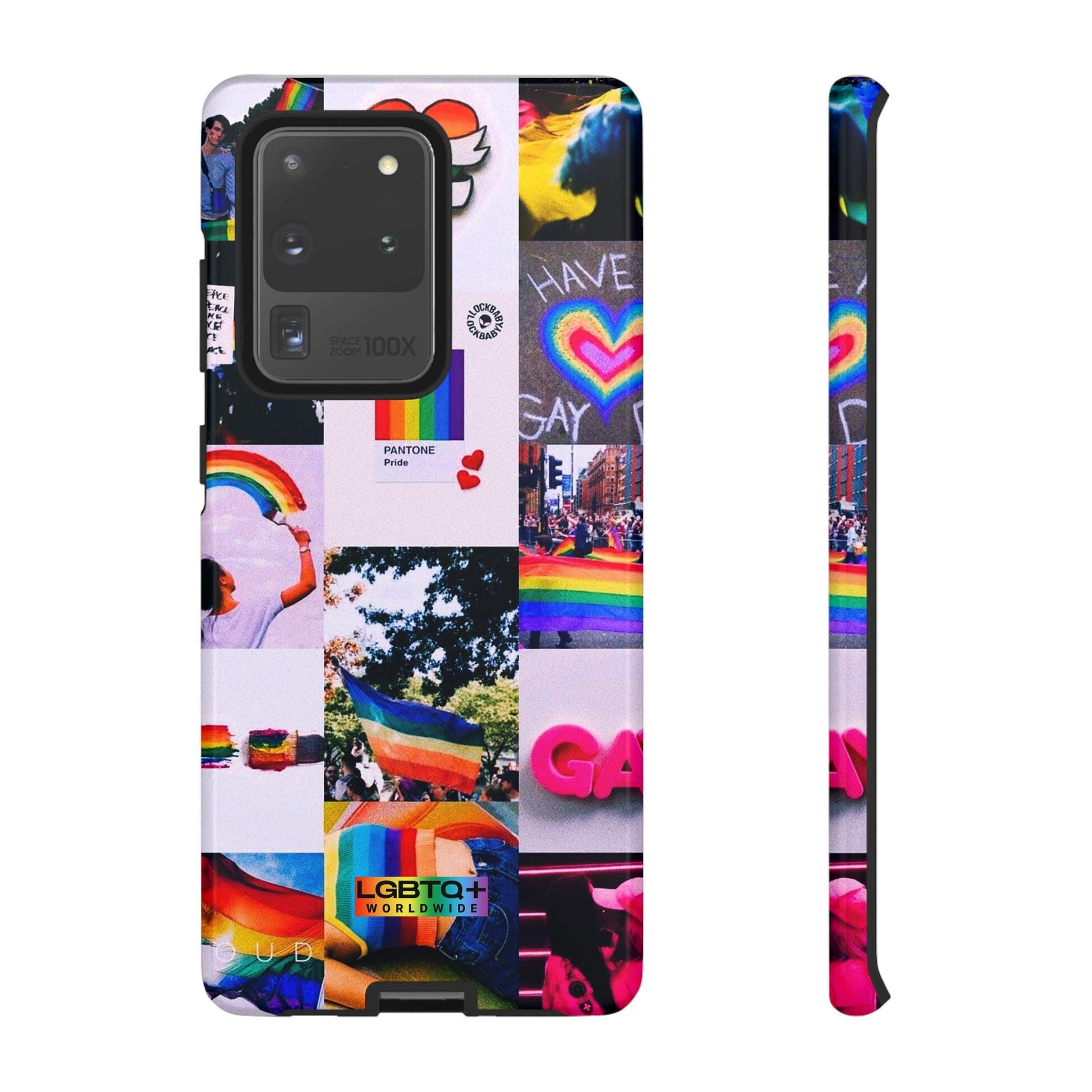 LGBTQWorldwide - ,,REGENBOGEN" Doppelgehäuse Handyhülle Accessories, Glossy, iPhone Cases, Matte, Phone accessory, Phone Cases, Samsung Cases, Thermo, Valentine's Day Picks lgbtq Bekleidung Accessoires unisex Zubehör