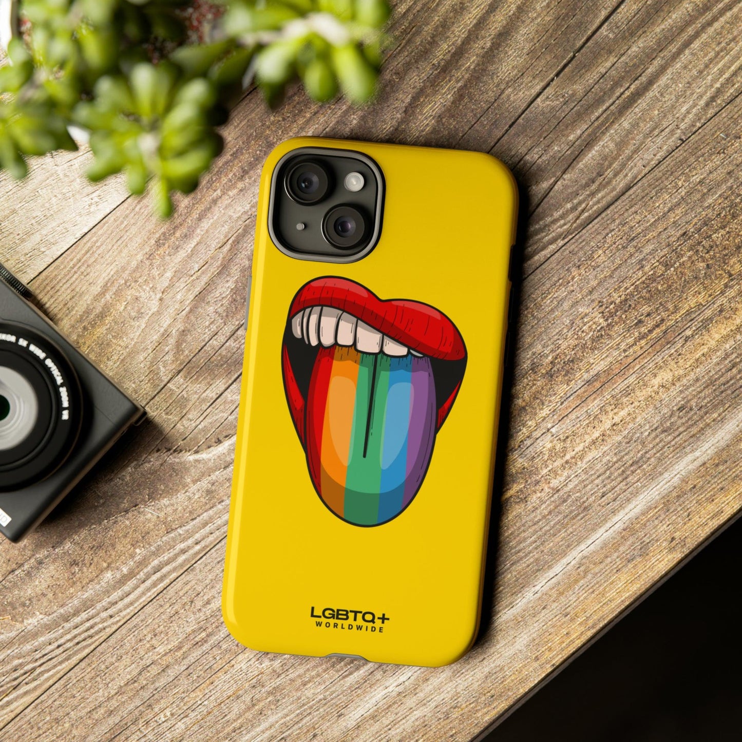 LGBTQWorldwide - ,,ZUNGE" Doppelgehäuse Handyhülle Accessories, Glossy, iPhone Cases, Matte, Phone accessory, Phone Cases, Samsung Cases, Thermo, Valentine's Day Picks lgbtq Bekleidung Accessoires unisex Zubehör