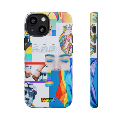 LGBTQWorldwide - ,,LEBEN"Doppelgehäuse Handyhülle Accessories, Glossy, iPhone Cases, Matte, Phone accessory, Phone Cases, Samsung Cases, Thermo, Valentine's Day Picks lgbtq Bekleidung Accessoires unisex Zubehör