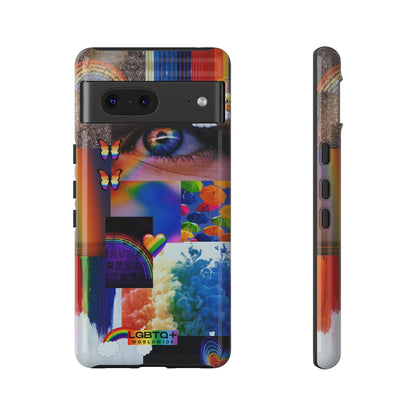 LGBTQWorldwide - ,,VISION" Doppelgehäuse Handyhülle Accessories, Glossy, iPhone Cases, Matte, Phone accessory, Phone Cases, Samsung Cases, Thermo, Valentine's Day Picks lgbtq Bekleidung Accessoires unisex Zubehör