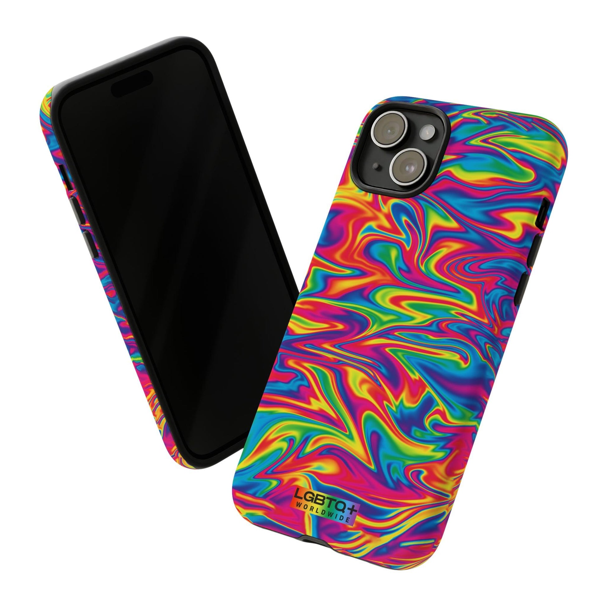 LGBTQWorldwide - ,,ABSTRACT" Doppelgehäuse Handyhülle Accessories, Glossy, iPhone Cases, Matte, Phone accessory, Phone Cases, Samsung Cases, Thermo, Valentine's Day Picks lgbtq Bekleidung Accessoires unisex Zubehör