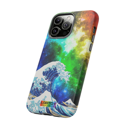 LGBTQWorldwide - ,,WELLE" Doppelgehäuse Handyhülle Accessories, Glossy, iPhone Cases, Matte, Phone accessory, Phone Cases, Samsung Cases, Thermo, Valentine's Day Picks lgbtq Bekleidung Accessoires unisex Zubehör