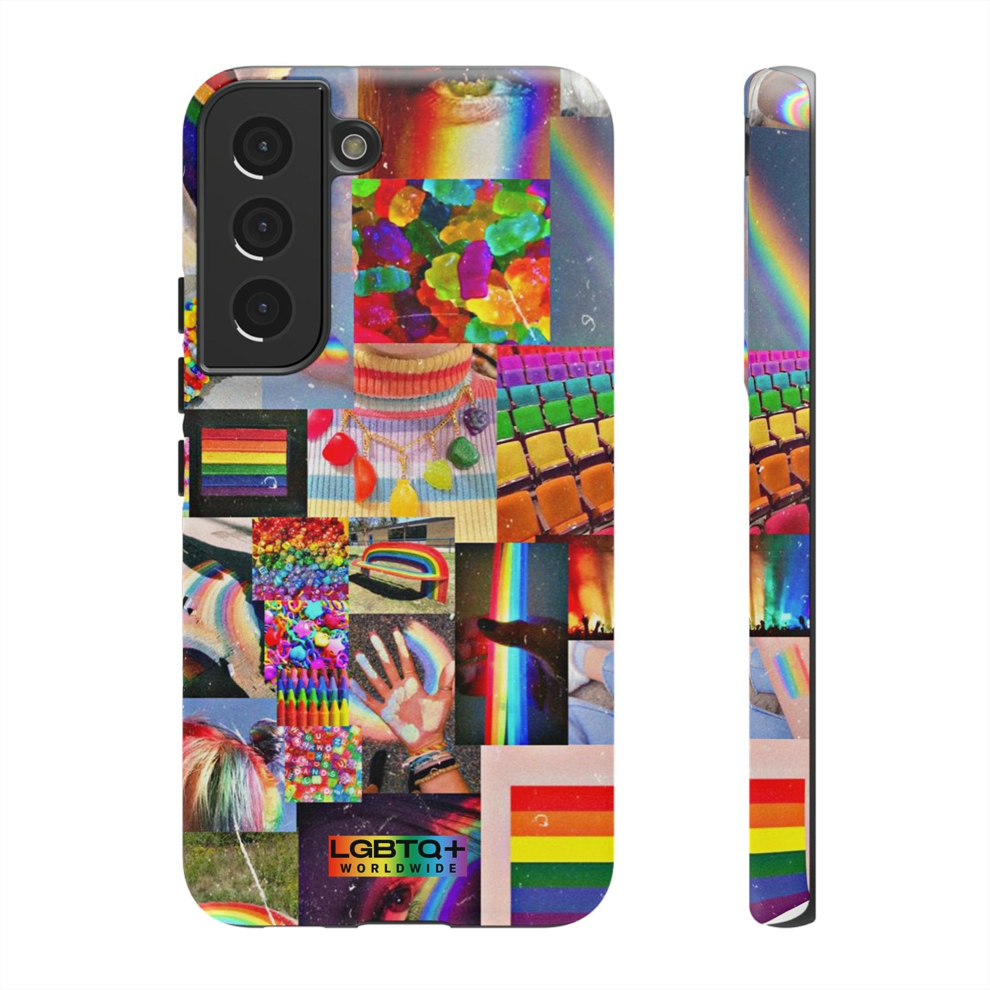 LGBTQWorldwide - ,,FARBEN" Doppelgehäuse Handyhülle Accessories, Glossy, iPhone Cases, Matte, Phone accessory, Phone Cases, Samsung Cases, Thermo, Valentine's Day Picks lgbtq Bekleidung Accessoires unisex Zubehör