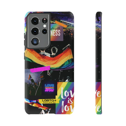 LGBTQWorldwide - ,,COMMUNITY" Doppelgehäuse Handyhülle Accessories, Glossy, iPhone Cases, Matte, Phone accessory, Phone Cases, Samsung Cases, Thermo, Valentine's Day Picks lgbtq Bekleidung Accessoires unisex Zubehör