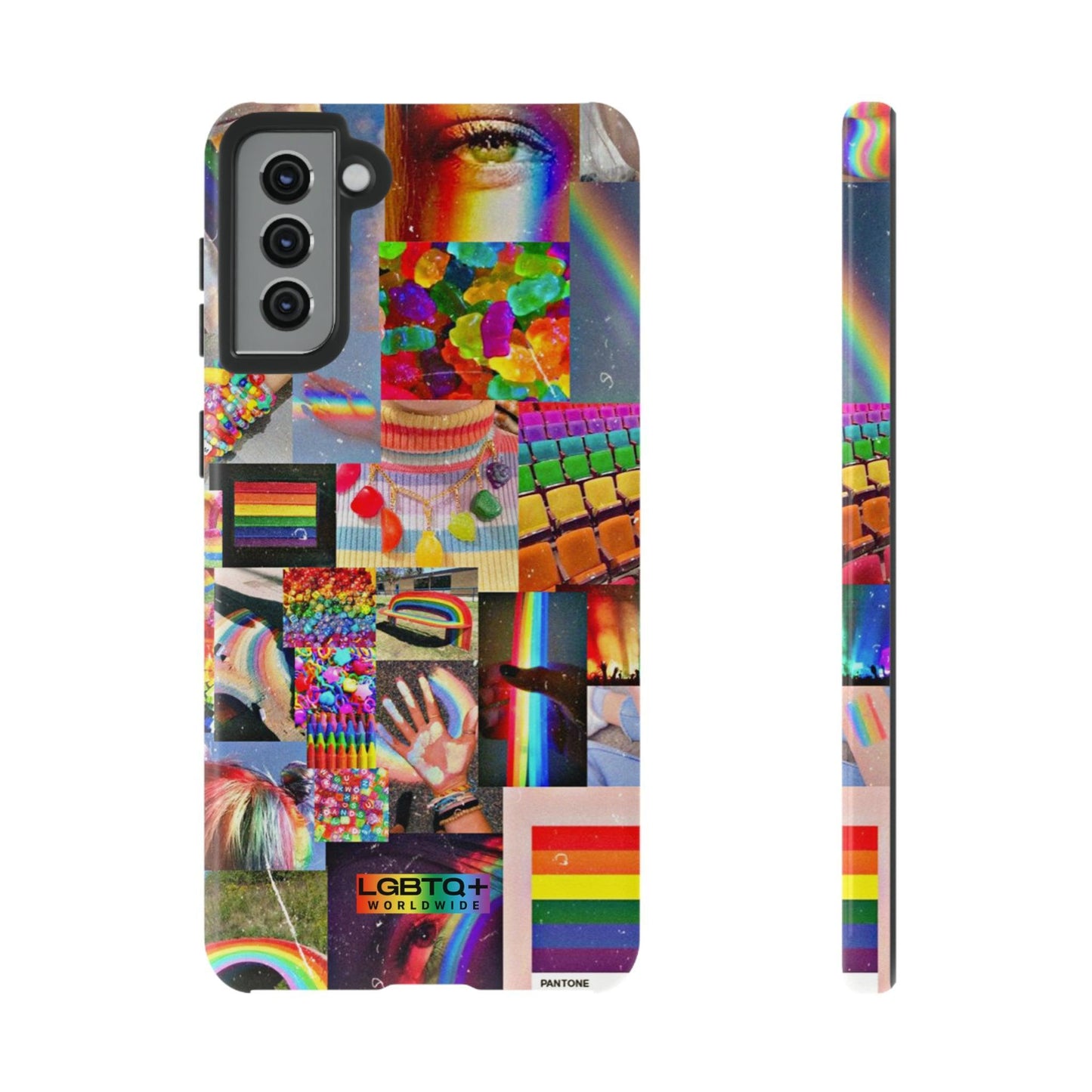 LGBTQWorldwide - ,,FARBEN" Doppelgehäuse Handyhülle Accessories, Glossy, iPhone Cases, Matte, Phone accessory, Phone Cases, Samsung Cases, Thermo, Valentine's Day Picks lgbtq Bekleidung Accessoires unisex Zubehör