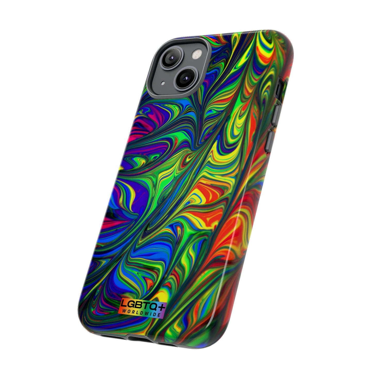 LGBTQWorldwide - ,,ILLUSION" Doppelgehäuse Handyhülle Accessories, Glossy, iPhone Cases, Matte, Phone accessory, Phone Cases, Samsung Cases, Thermo, Valentine's Day Picks lgbtq Bekleidung Accessoires unisex Zubehör