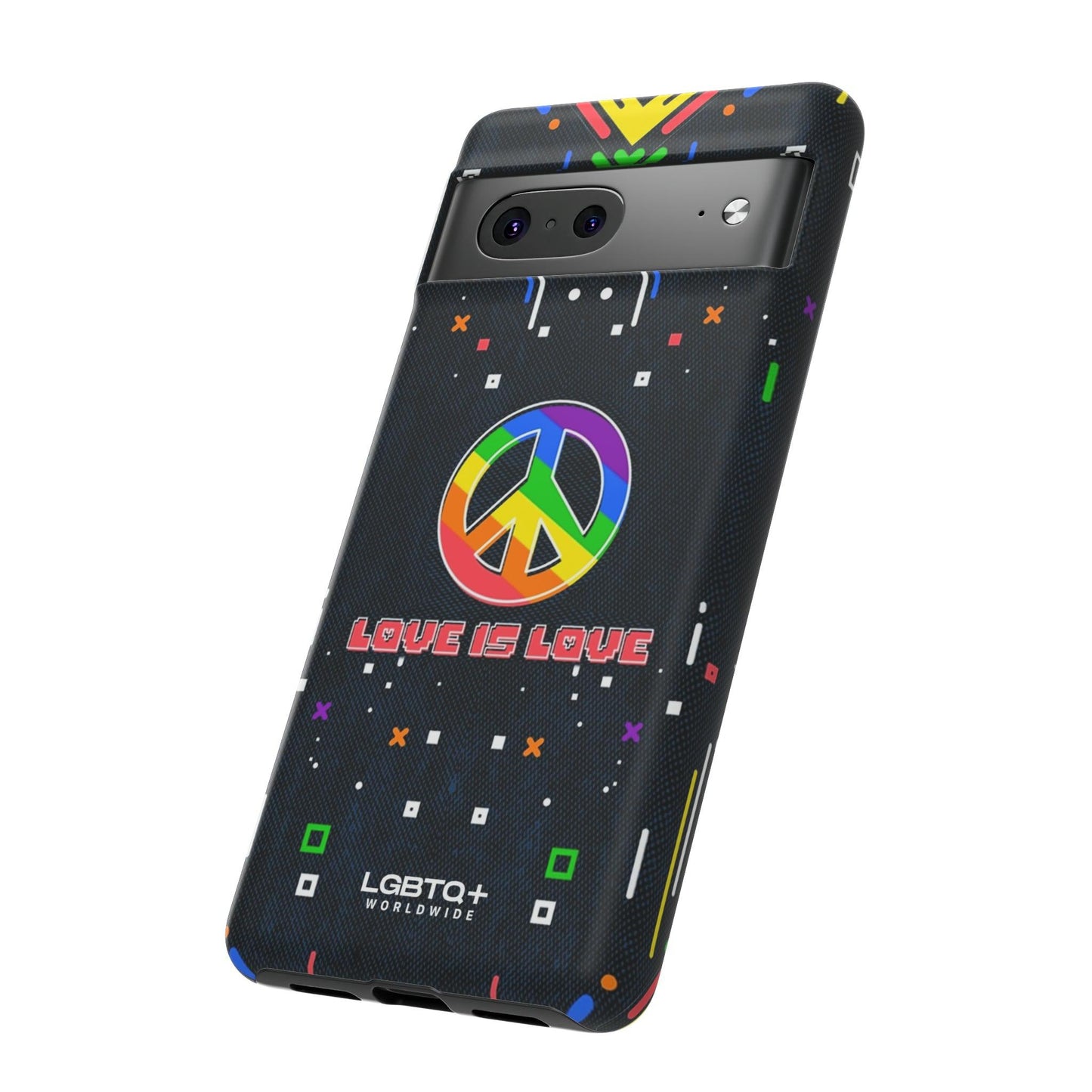 LGBTQWorldwide - ,,PEACE" Doppelgehäuse Handyhülle Accessories, Glossy, iPhone Cases, Matte, Phone accessory, Phone Cases, Samsung Cases, Thermo, Valentine's Day Picks lgbtq Bekleidung Accessoires unisex Zubehör