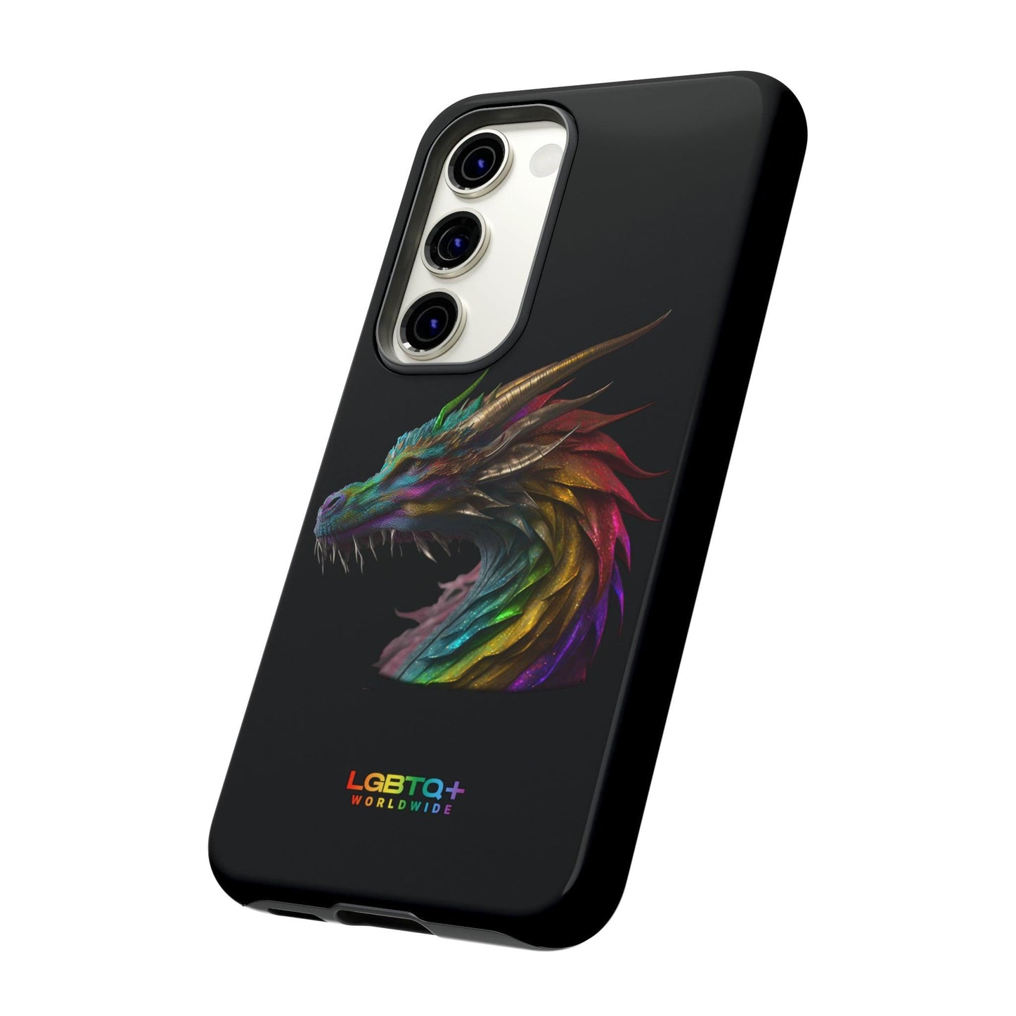 LGBTQWorldwide - ,,DRACHE" Doppelgehäuse Handyhülle Accessories, Glossy, iPhone Cases, Matte, Phone accessory, Phone Cases, Samsung Cases, tough, Valentine's Day Picks lgbtq Bekleidung Accessoires unisex Zubehör