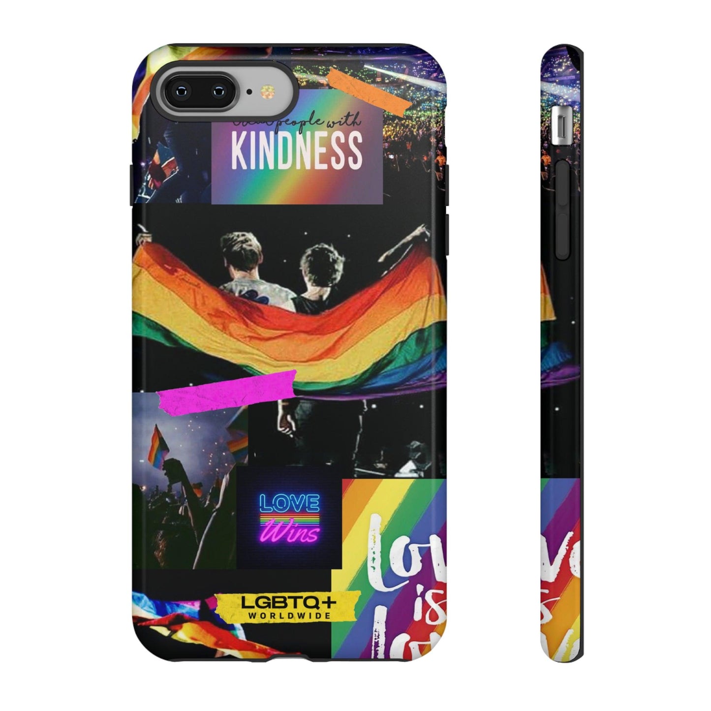 LGBTQWorldwide - ,,COMMUNITY" Doppelgehäuse Handyhülle Accessories, Glossy, iPhone Cases, Matte, Phone accessory, Phone Cases, Samsung Cases, Thermo, Valentine's Day Picks lgbtq Bekleidung Accessoires unisex Zubehör