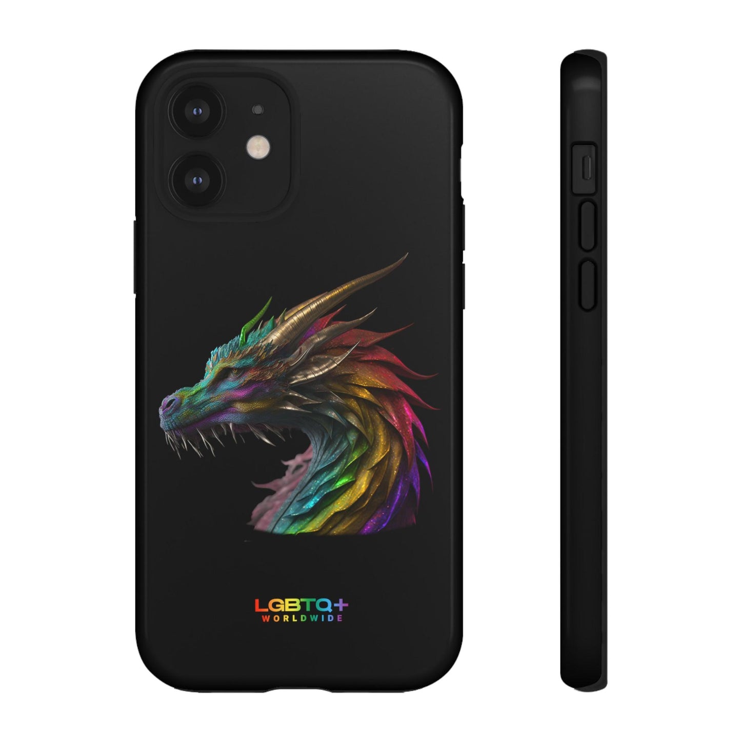 LGBTQWorldwide - ,,DRACHE" Doppelgehäuse Handyhülle Accessories, Glossy, iPhone Cases, Matte, Phone accessory, Phone Cases, Samsung Cases, tough, Valentine's Day Picks lgbtq Bekleidung Accessoires unisex Zubehör