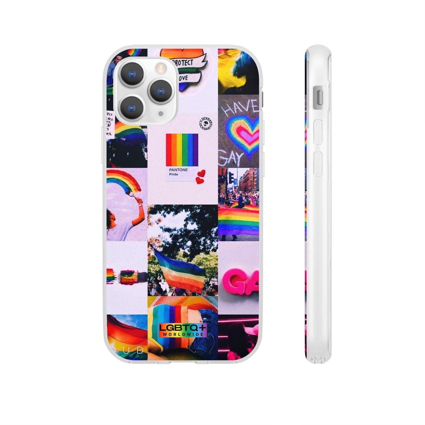 LGBTQWorldwide - ,,REGENBOGEN" Flexible Handyhülle Accessories, Case, iPhone, iPhone Cases, Phone accessory, Phone Cases, Samsung Cases, silikon, Valentine's Day promotion lgbtq Bekleidung Accessoires unisex Zubehör