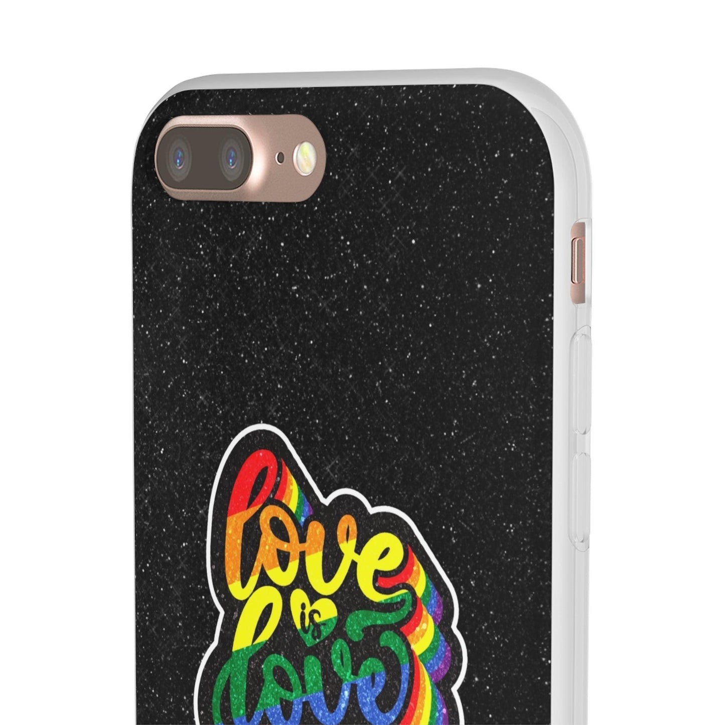 LGBTQWorldwide - ,,LIEBE IST LIEBE" Flexible Handyhülle Accessories, Case, iPhone, iPhone Cases, Phone accessory, Phone Cases, Samsung Cases, Valentine's Day promotion lgbtq Bekleidung Accessoires unisex Zubehör