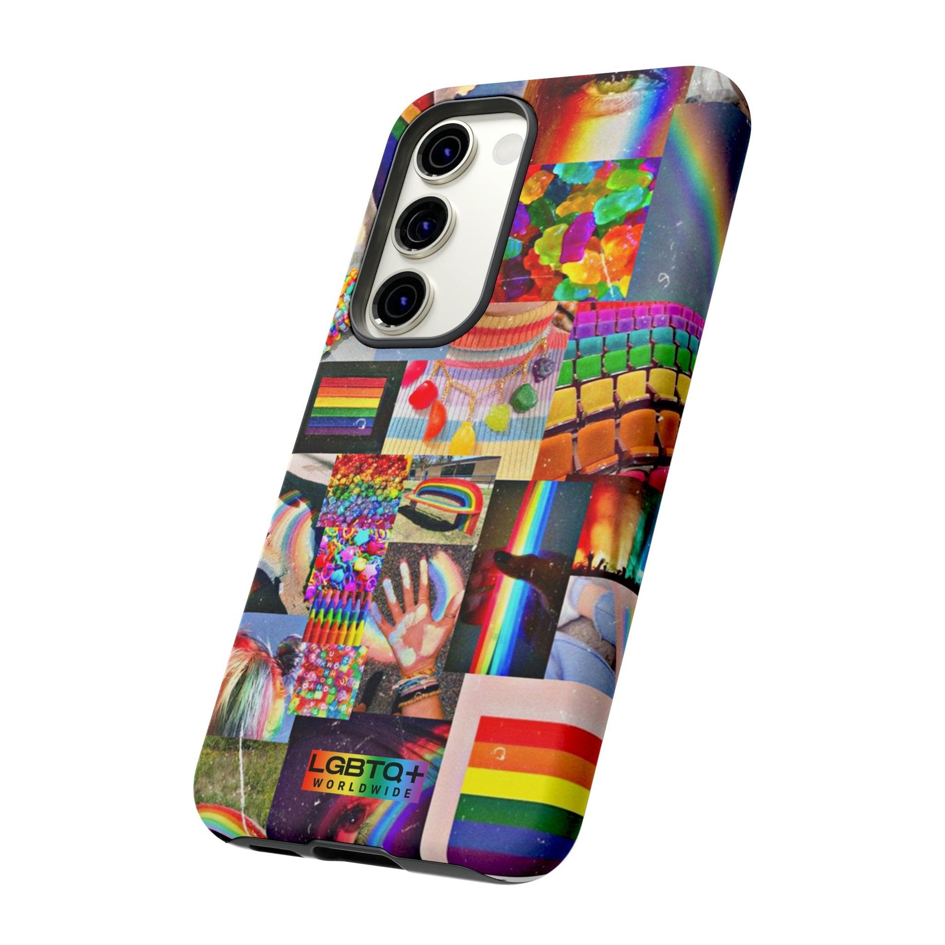 LGBTQWorldwide - ,,FARBEN" Doppelgehäuse Handyhülle Accessories, Glossy, iPhone Cases, Matte, Phone accessory, Phone Cases, Samsung Cases, Thermo, Valentine's Day Picks lgbtq Bekleidung Accessoires unisex Zubehör