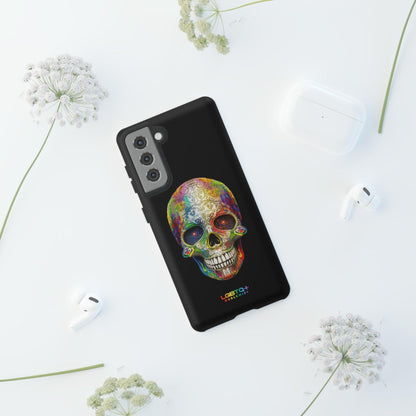 LGBTQWorldwide - ,,SKULL HEAD" Doppelgehäuse Handyhülle Accessories, Glossy, iPhone Cases, Matte, Phone accessory, Phone Cases, Samsung Cases, tough, Valentine's Day Picks lgbtq Bekleidung Accessoires unisex Zubehör