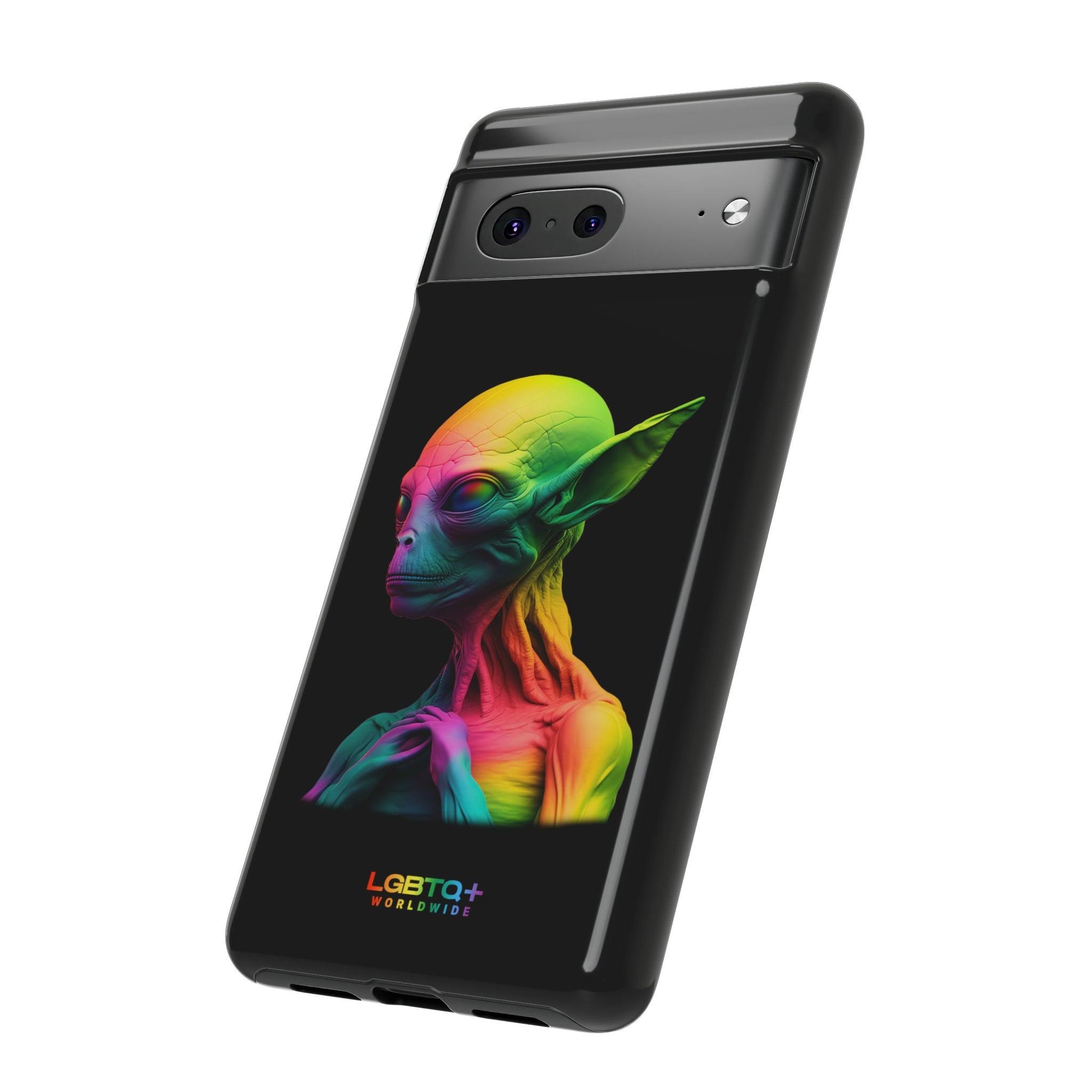 LGBTQWorldwide - ,,ALIEN" Doppelgehäuse Handyhülle Accessories, Glossy, iPhone Cases, Matte, Phone accessory, Phone Cases, Samsung Cases, tough, Valentine's Day Picks lgbtq Bekleidung Accessoires unisex Zubehör