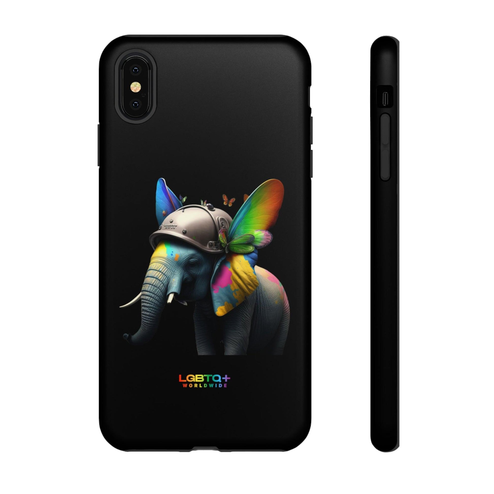 LGBTQWorldwide - ,,ELEFANT" Doppelgehäuse Handyhülle Accessories, Glossy, iPhone Cases, Matte, Phone accessory, Phone Cases, Samsung Cases, tough, Valentine's Day Picks lgbtq Bekleidung Accessoires unisex Zubehör