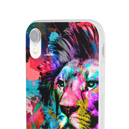 LGBTQWorldwide - ,,STARKER LÖWE" Flexible Handyhülle Accessories, Case, iPhone, iPhone Cases, Phone accessory, Phone Cases, Samsung Cases, silikon, Valentine's Day promotion lgbtq Bekleidung Accessoires unisex Zubehör