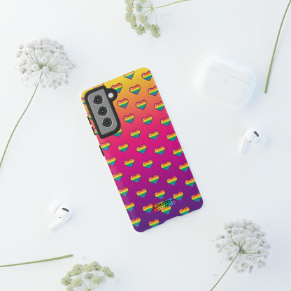 LGBTQWorldwide - ,,HERZ" Doppelgehäuse Handyhülle Accessories, Glossy, iPhone Cases, Matte, Phone accessory, Phone Cases, Samsung Cases, Thermo, Valentine's Day Picks lgbtq Bekleidung Accessoires unisex Zubehör