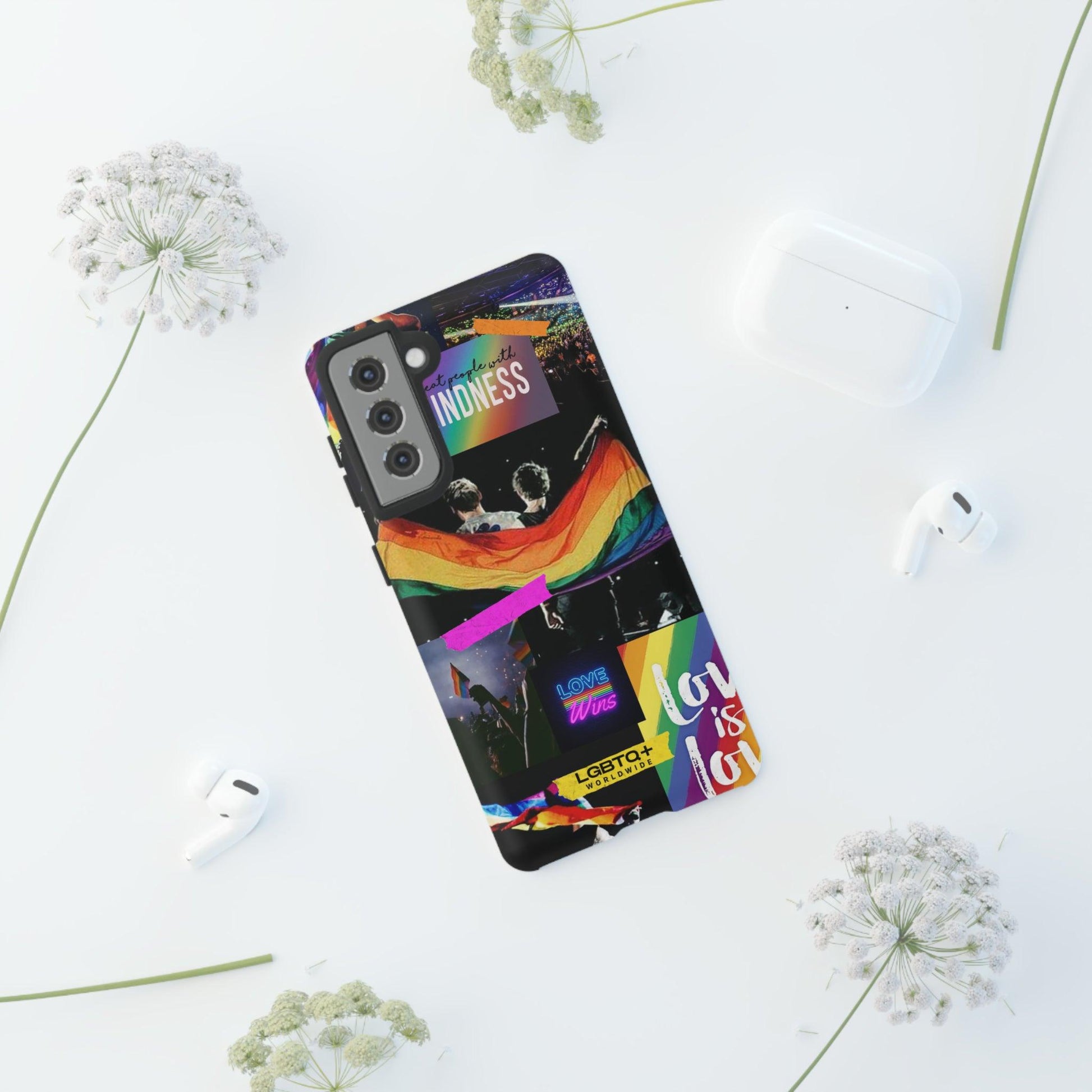 LGBTQWorldwide - ,,COMMUNITY" Doppelgehäuse Handyhülle Accessories, Glossy, iPhone Cases, Matte, Phone accessory, Phone Cases, Samsung Cases, Thermo, Valentine's Day Picks lgbtq Bekleidung Accessoires unisex Zubehör