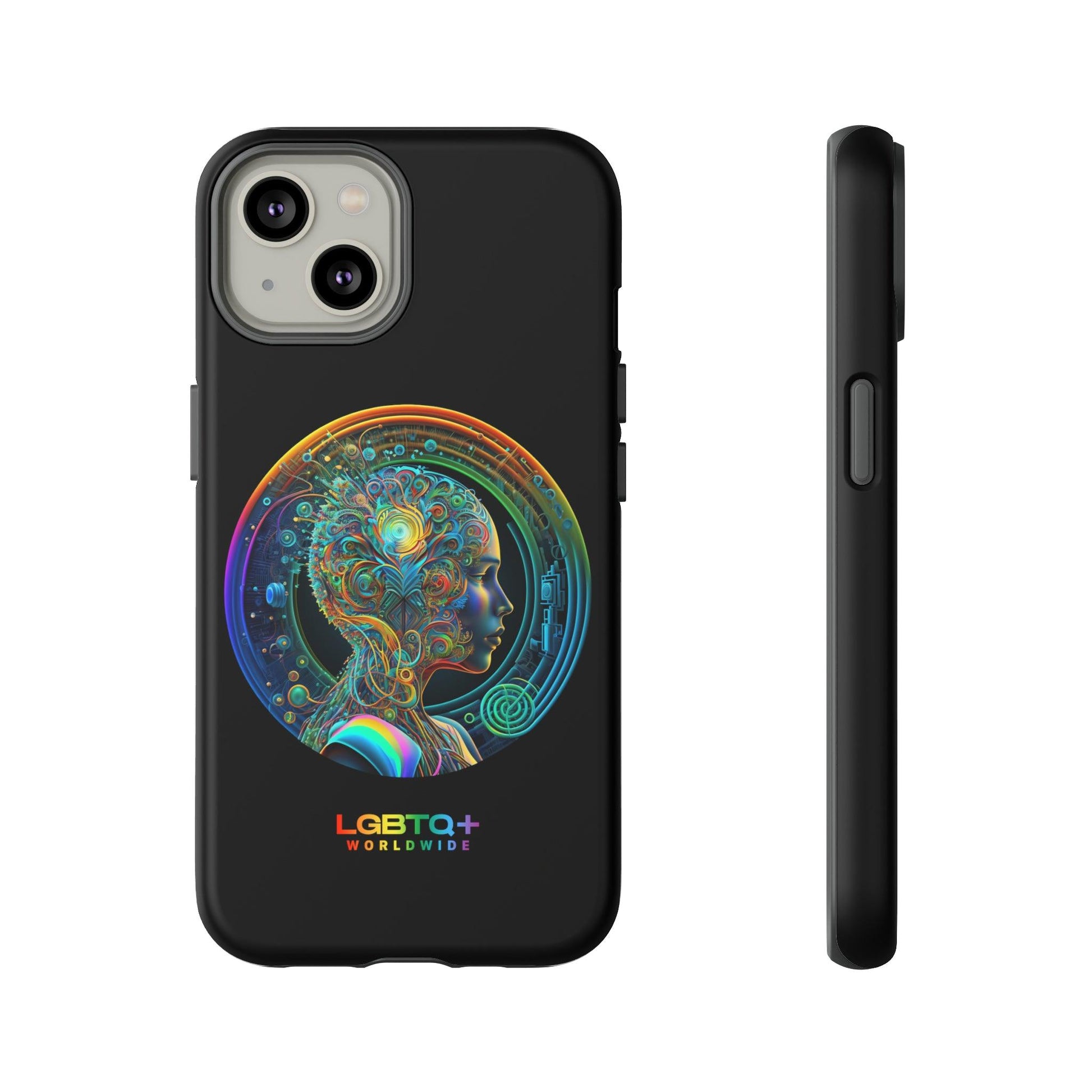 LGBTQWorldwide - ,,INTELLIGENT" Doppelgehäuse Handyhülle Accessories, Glossy, iPhone Cases, Matte, Phone accessory, Phone Cases, Samsung Cases, tough, Valentine's Day Picks lgbtq Bekleidung Accessoires unisex Zubehör