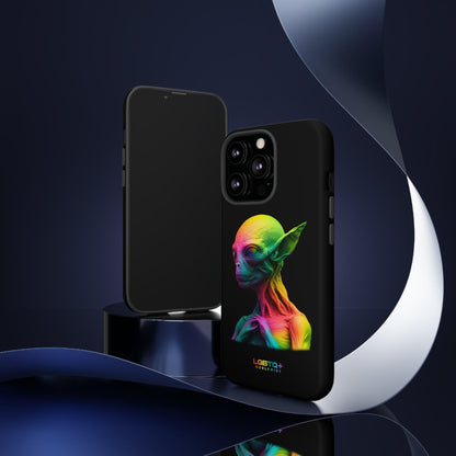 LGBTQWorldwide - ,,ALIEN" Doppelgehäuse Handyhülle Accessories, Glossy, iPhone Cases, Matte, Phone accessory, Phone Cases, Samsung Cases, tough, Valentine's Day Picks lgbtq Bekleidung Accessoires unisex Zubehör