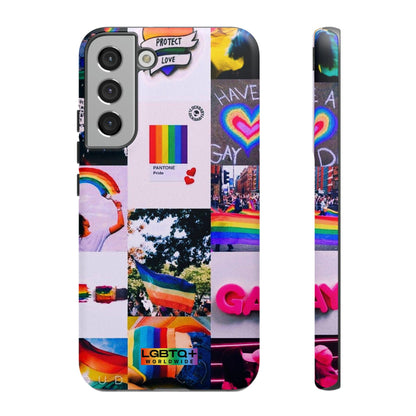 LGBTQWorldwide - ,,REGENBOGEN" Doppelgehäuse Handyhülle Accessories, Glossy, iPhone Cases, Matte, Phone accessory, Phone Cases, Samsung Cases, Thermo, Valentine's Day Picks lgbtq Bekleidung Accessoires unisex Zubehör