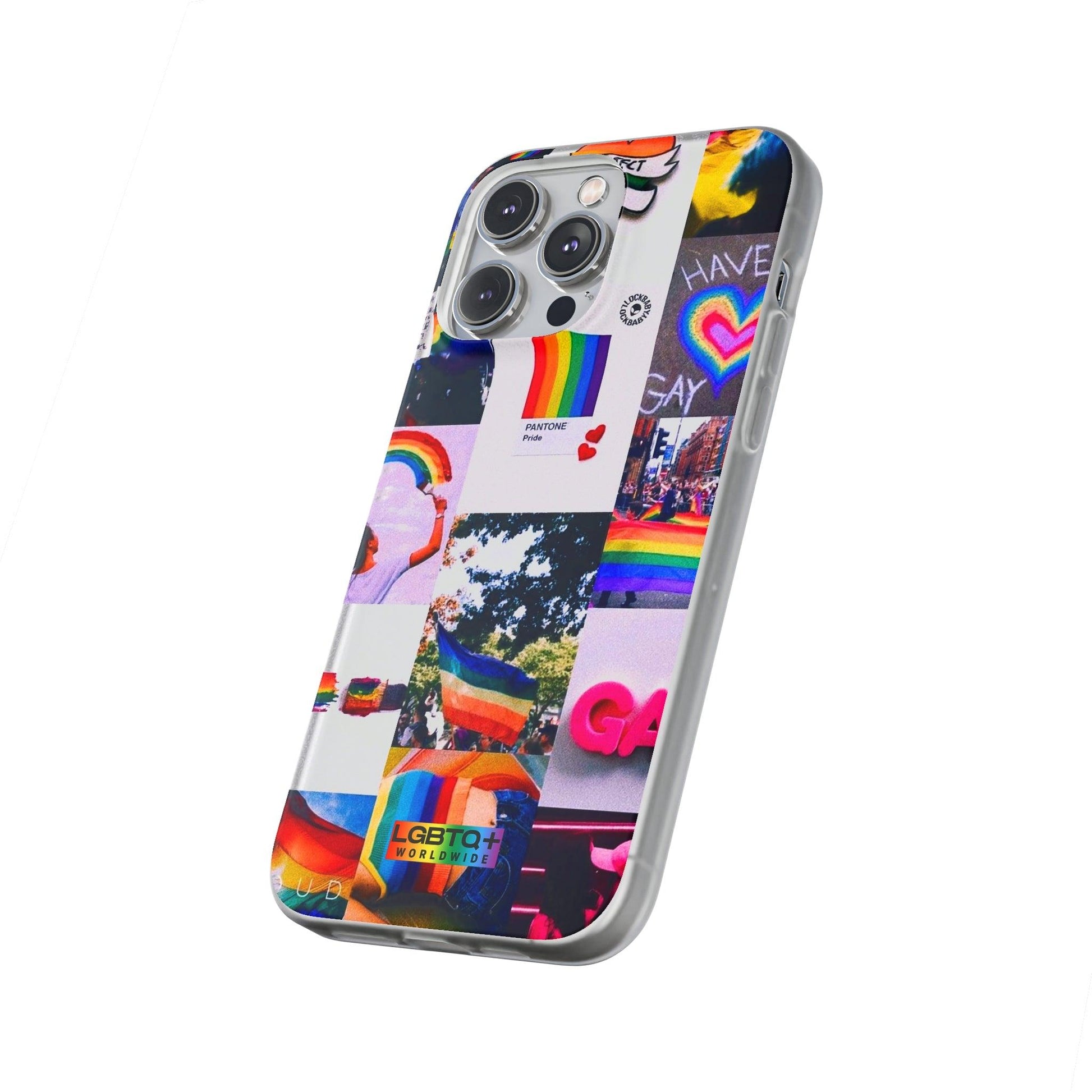 LGBTQWorldwide - ,,REGENBOGEN" Flexible Handyhülle Accessories, Case, iPhone, iPhone Cases, Phone accessory, Phone Cases, Samsung Cases, silikon, Valentine's Day promotion lgbtq Bekleidung Accessoires unisex Zubehör