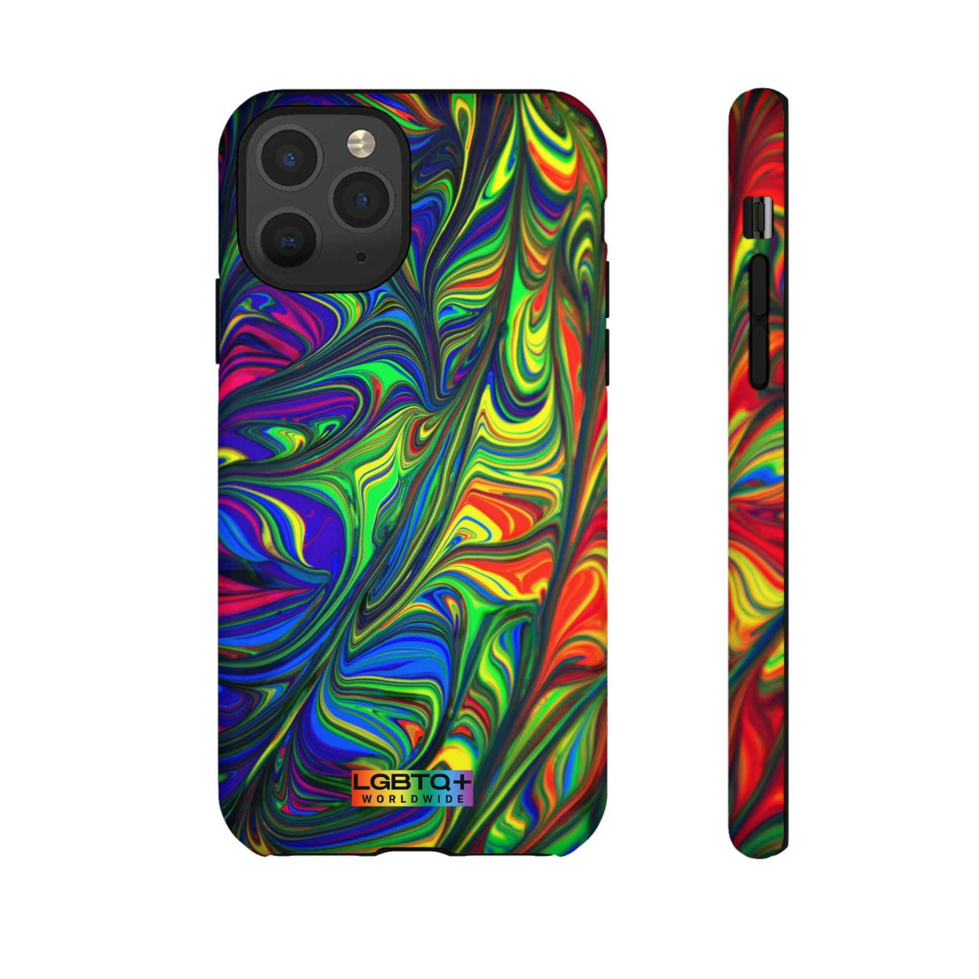 LGBTQWorldwide - ,,ILLUSION" Doppelgehäuse Handyhülle Accessories, Glossy, iPhone Cases, Matte, Phone accessory, Phone Cases, Samsung Cases, Thermo, Valentine's Day Picks lgbtq Bekleidung Accessoires unisex Zubehör