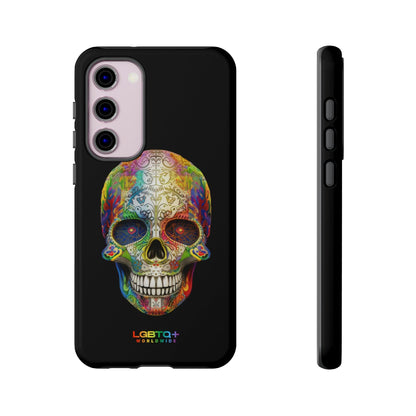 LGBTQWorldwide - ,,SKULL HEAD" Doppelgehäuse Handyhülle Accessories, Glossy, iPhone Cases, Matte, Phone accessory, Phone Cases, Samsung Cases, tough, Valentine's Day Picks lgbtq Bekleidung Accessoires unisex Zubehör