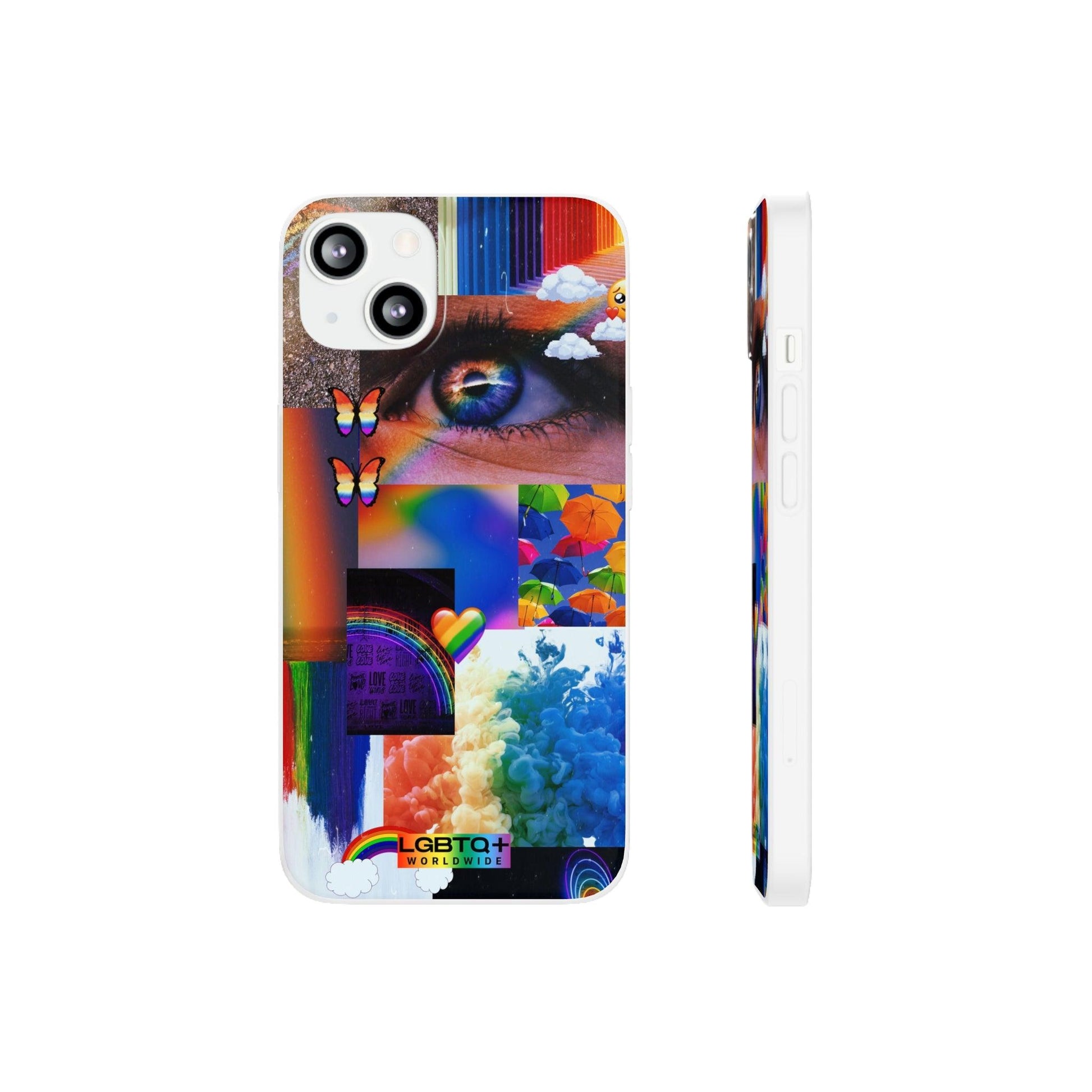 LGBTQWorldwide - ,,VISION" Flexible Handyhülle Accessories, Case, iPhone, iPhone Cases, Phone accessory, Phone Cases, Samsung Cases, silikon, Valentine's Day promotion lgbtq Bekleidung Accessoires unisex Zubehör