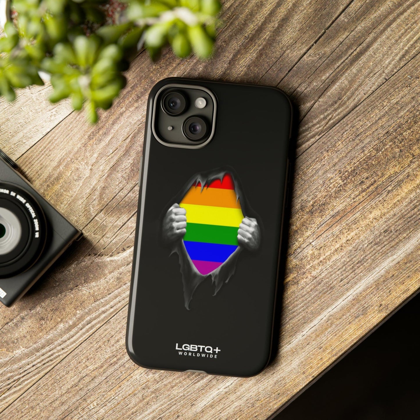 LGBTQWorldwide - ,,SCHWARZES LOCH" Doppelgehäuse Handyhülle Accessories, Glossy, iPhone Cases, Matte, Phone accessory, Phone Cases, Samsung Cases, Thermo, Valentine's Day Picks lgbtq Bekleidung Accessoires unisex Zubehör