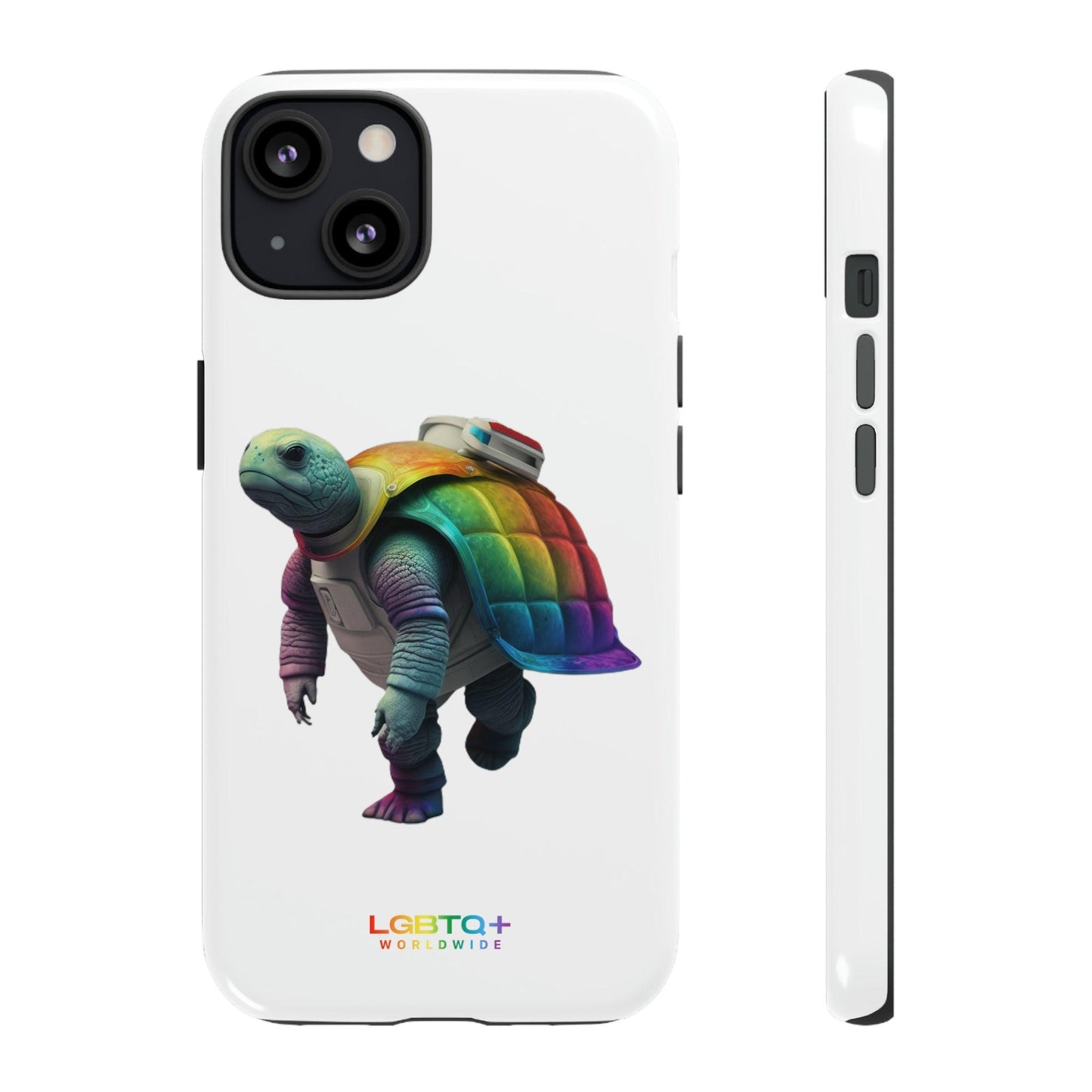 LGBTQWorldwide - ,,SCHILDKRÖTE" Doppelgehäuse Handyhülle Accessories, Glossy, iPhone Cases, Matte, Phone accessory, Phone Cases, Samsung Cases, tough, Valentine's Day Picks lgbtq Bekleidung Accessoires unisex Zubehör