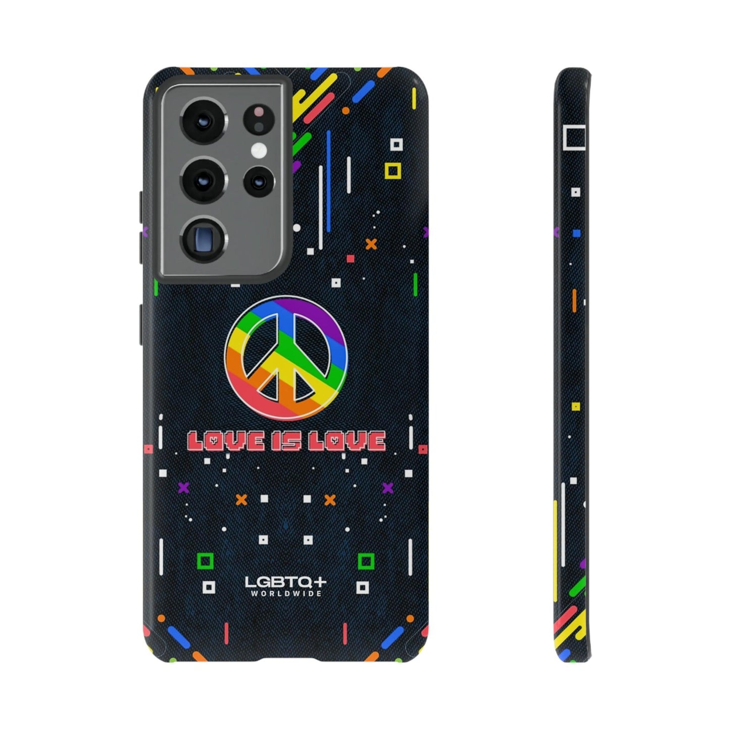 LGBTQWorldwide - ,,PEACE" Doppelgehäuse Handyhülle Accessories, Glossy, iPhone Cases, Matte, Phone accessory, Phone Cases, Samsung Cases, Thermo, Valentine's Day Picks lgbtq Bekleidung Accessoires unisex Zubehör