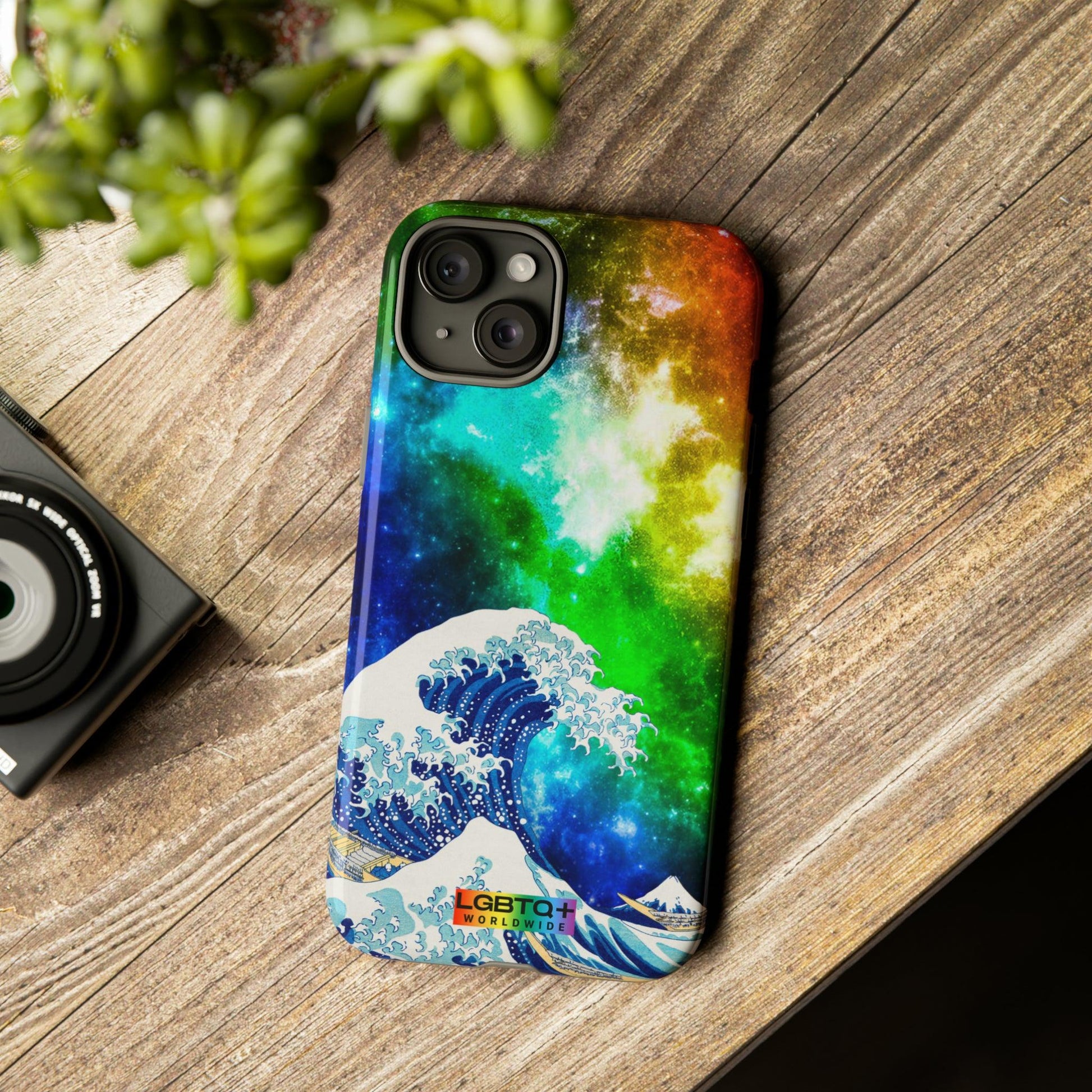 LGBTQWorldwide - ,,WELLE" Doppelgehäuse Handyhülle Accessories, Glossy, iPhone Cases, Matte, Phone accessory, Phone Cases, Samsung Cases, Thermo, Valentine's Day Picks lgbtq Bekleidung Accessoires unisex Zubehör