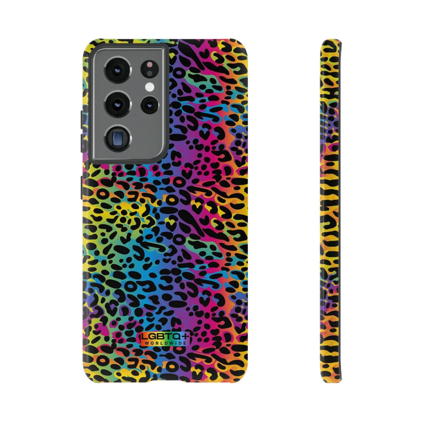 LGBTQWorldwide - ,,LEOPARD" Doppelgehäuse Handyhülle Accessories, Glossy, iPhone Cases, Matte, Phone accessory, Phone Cases, Samsung Cases, Thermo, Valentine's Day Picks lgbtq Bekleidung Accessoires unisex Zubehör