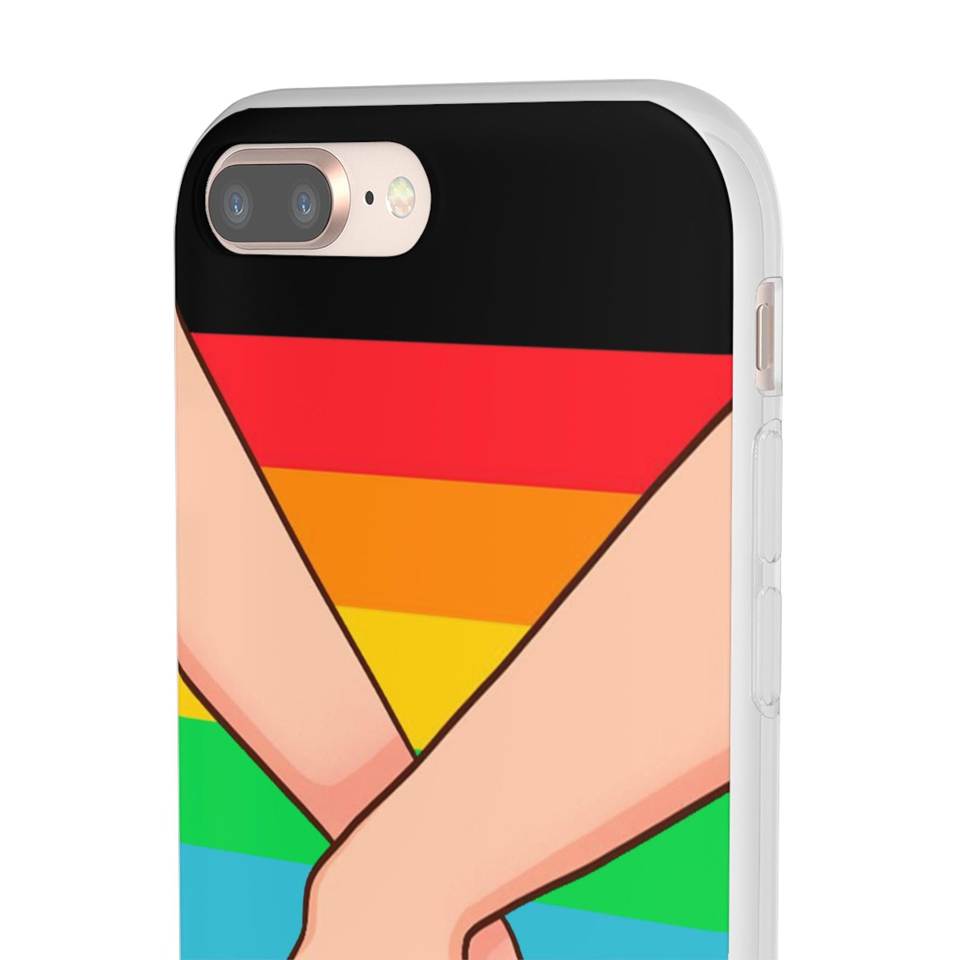 LGBTQWorldwide - ,,TOGETHER PRIDE" Flexible Handyhülle Accessories, Case, iPhone, iPhone Cases, Phone accessory, Phone Cases, Samsung Cases, silikon, Valentine's Day promotion lgbtq Bekleidung Accessoires unisex Zubehör