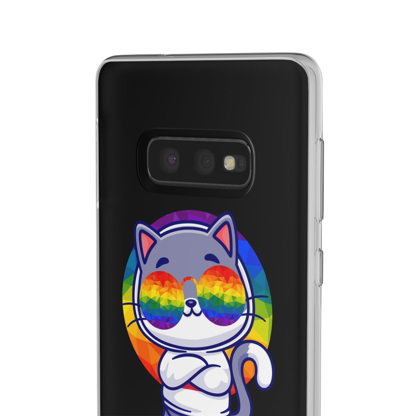 LGBTQWorldwide - ,,PURRIDE" Flexible Handyhülle Accessories, Case, iPhone, iPhone Cases, Phone accessory, Phone Cases, Samsung Cases, silikon, Valentine's Day promotion lgbtq Bekleidung Accessoires unisex Zubehör