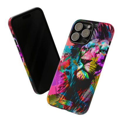 LGBTQWorldwide - ,,STARKER LÖWE" Doppelgehäuse Handyhülle Accessories, Glossy, iPhone Cases, Matte, Phone accessory, Phone Cases, Samsung Cases, Thermo, Valentine's Day Picks lgbtq Bekleidung Accessoires unisex Zubehör