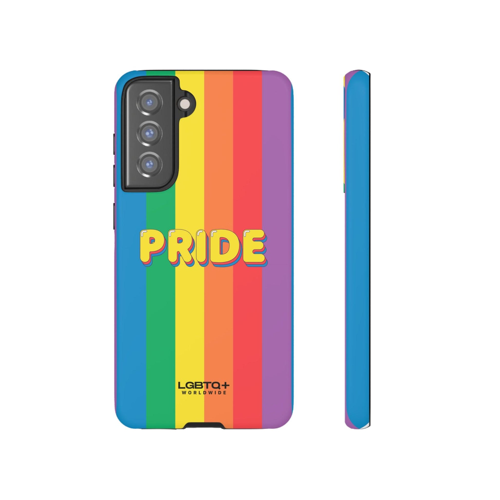 LGBTQWorldwide - ,,PRIDE" Doppelgehäuse Handyhülle Accessories, Glossy, iPhone Cases, Matte, Phone accessory, Phone Cases, Samsung Cases, Thermo, Valentine's Day Picks lgbtq Bekleidung Accessoires unisex Zubehör