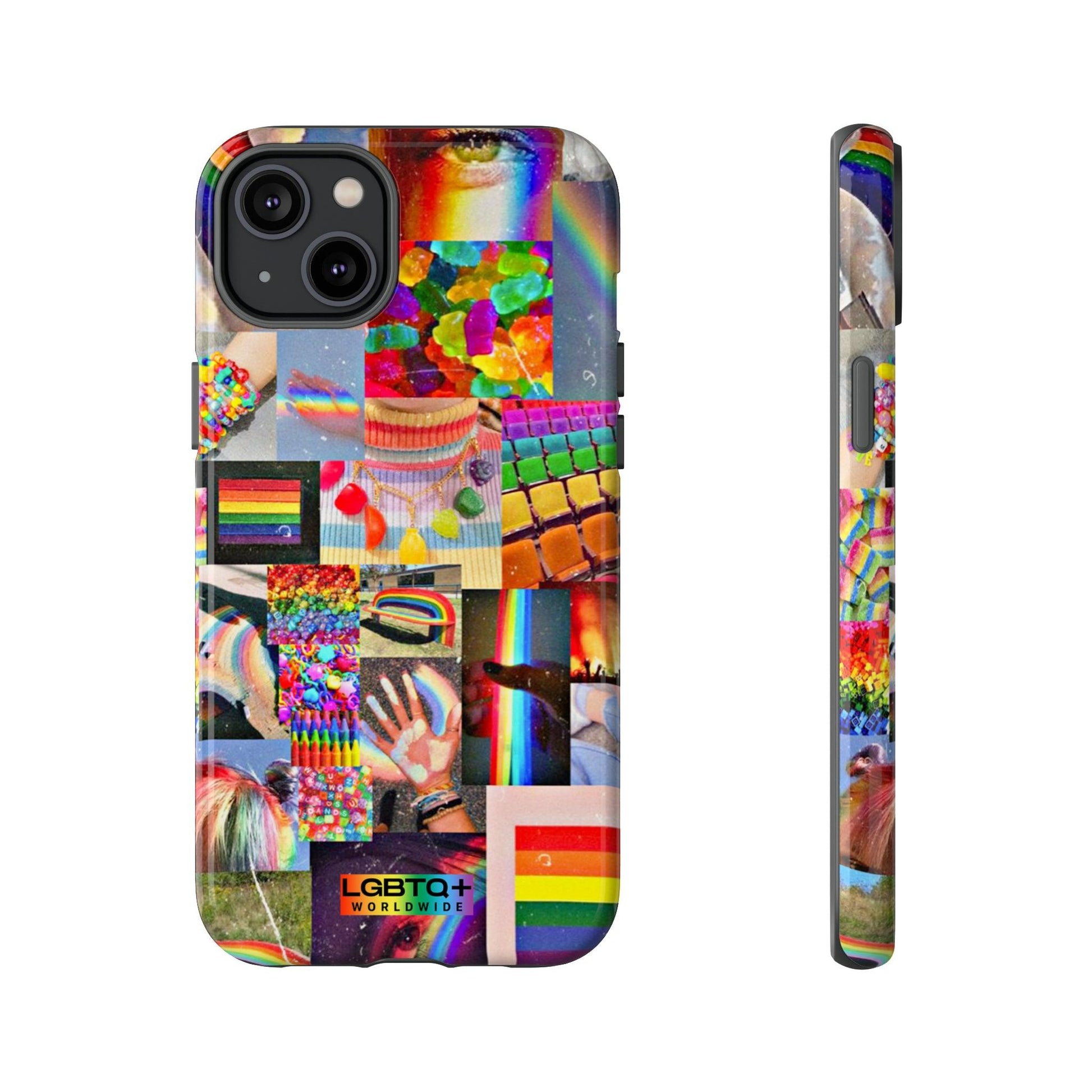 LGBTQWorldwide - ,,FARBEN" Doppelgehäuse Handyhülle Accessories, Glossy, iPhone Cases, Matte, Phone accessory, Phone Cases, Samsung Cases, Thermo, Valentine's Day Picks lgbtq Bekleidung Accessoires unisex Zubehör