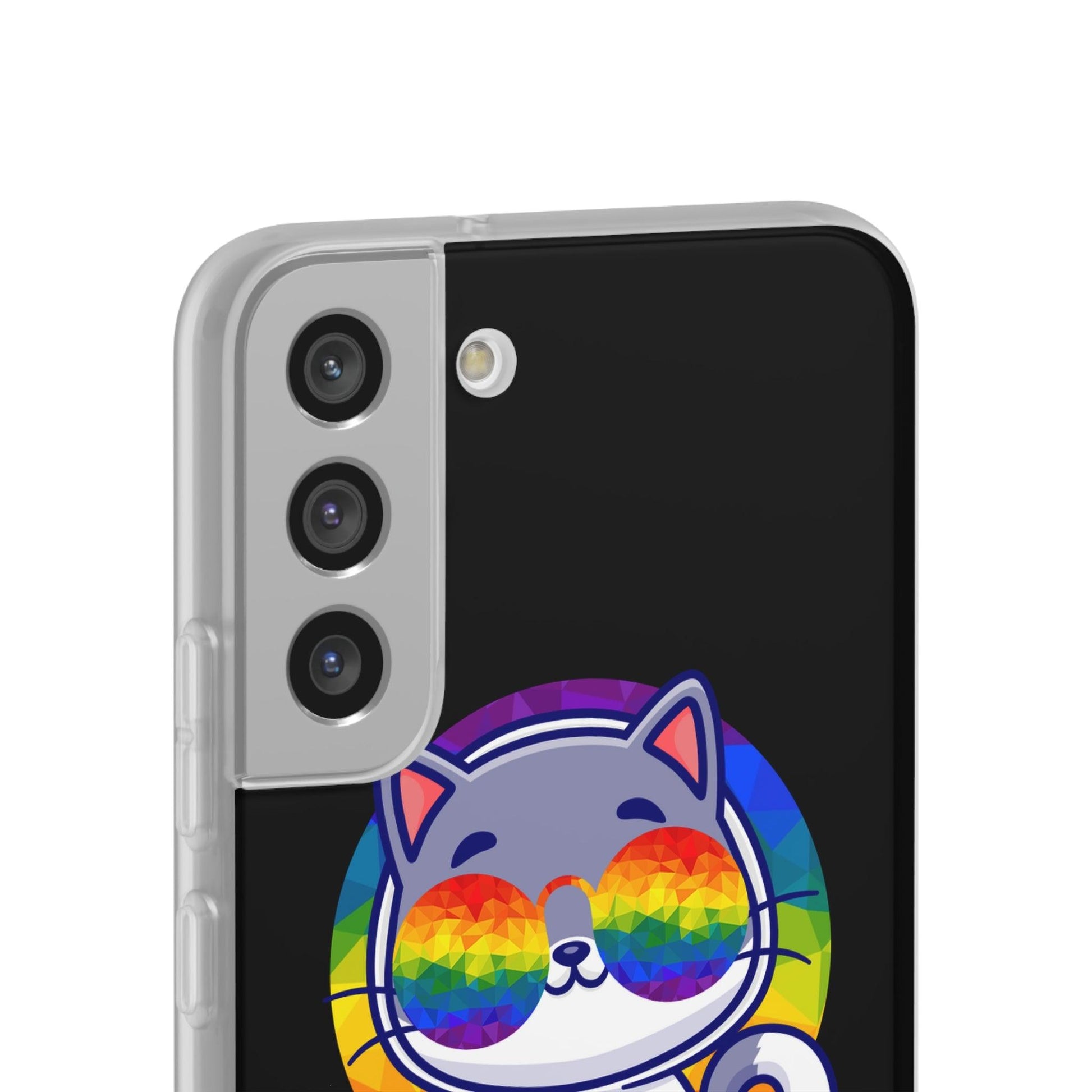 LGBTQWorldwide - ,,PURRIDE" Flexible Handyhülle Accessories, Case, iPhone, iPhone Cases, Phone accessory, Phone Cases, Samsung Cases, silikon, Valentine's Day promotion lgbtq Bekleidung Accessoires unisex Zubehör