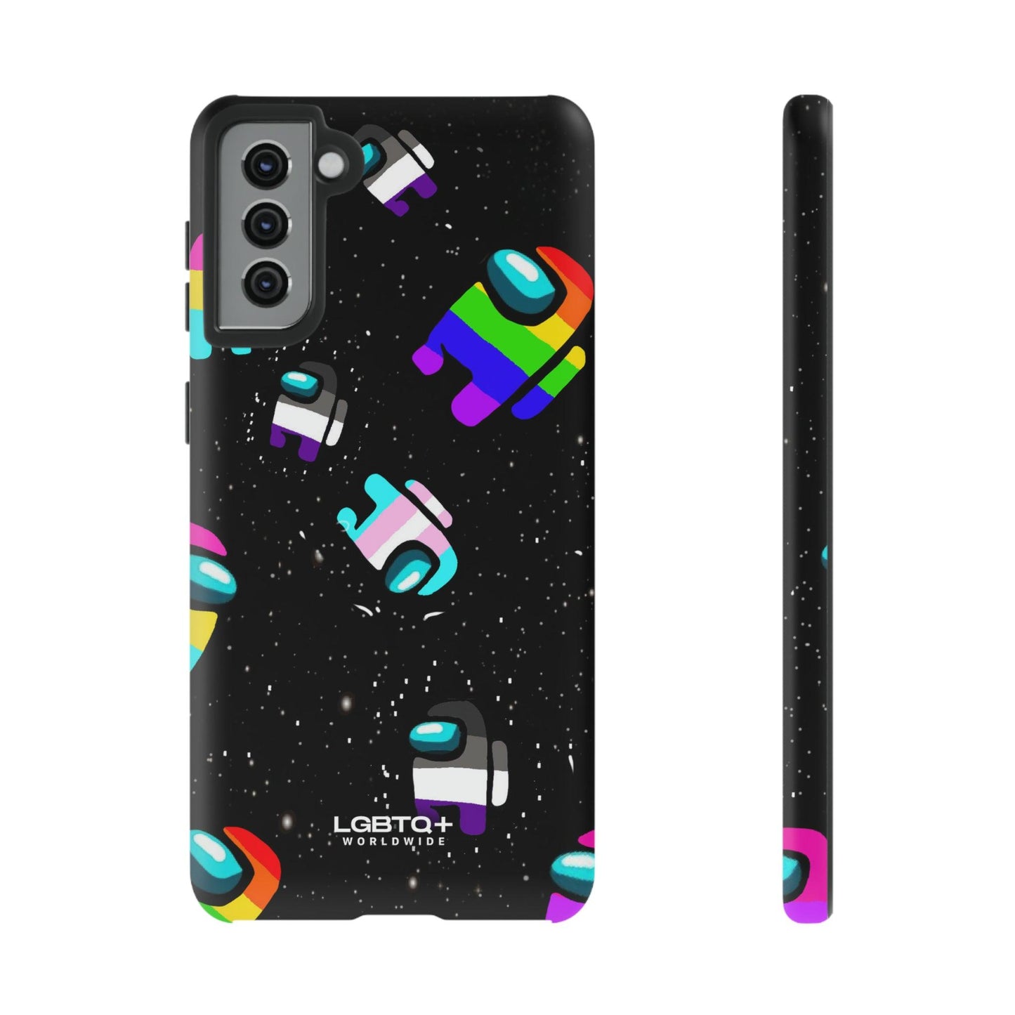 LGBTQWorldwide - ,,IMPOSTER" Doppelgehäuse Handyhülle Accessories, Glossy, iPhone Cases, Matte, Phone accessory, Phone Cases, Samsung Cases, Thermo, Valentine's Day Picks lgbtq Bekleidung Accessoires unisex Zubehör