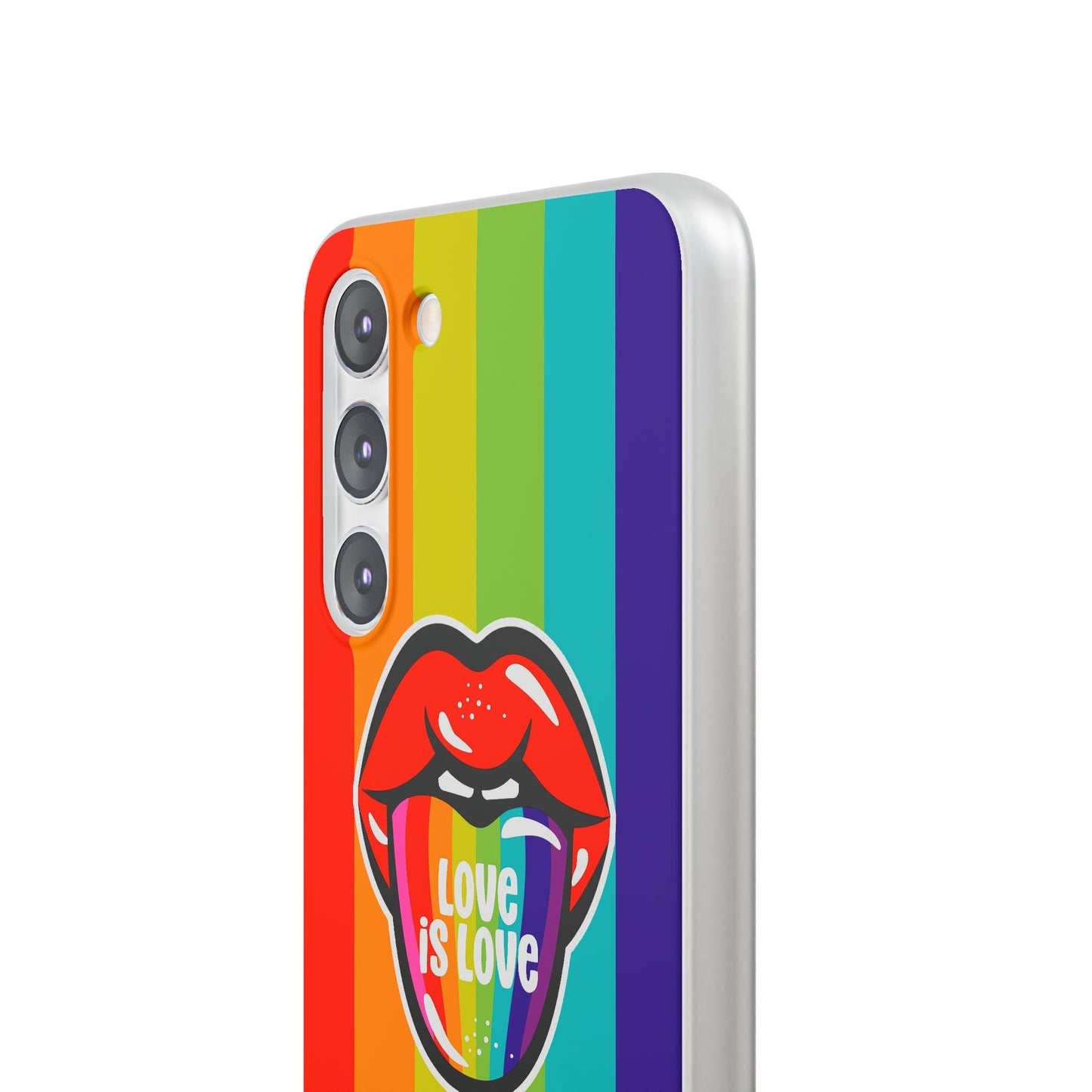 LGBTQWorldwide - ,,LIEBES ZUNGE" Flexible Handyhülle Accessories, Case, iPhone, iPhone Cases, Phone accessory, Phone Cases, Samsung Cases, silikon, Valentine's Day promotion lgbtq Bekleidung Accessoires unisex Zubehör