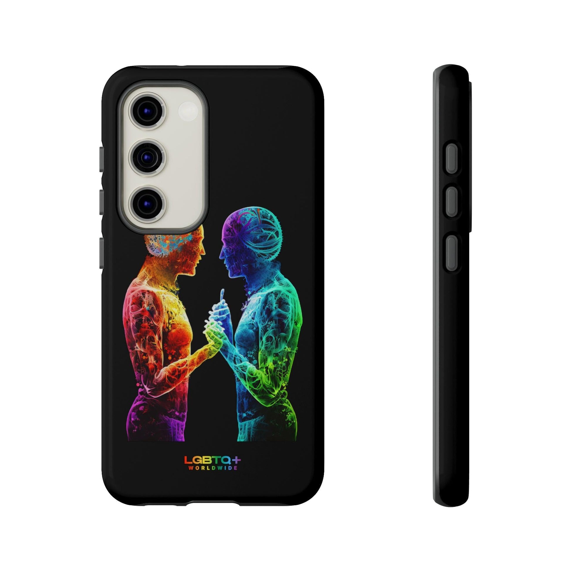 LGBTQWorldwide - ,,ZUSAMMEN" Doppelgehäuse Handyhülle Accessories, Glossy, iPhone Cases, Matte, Phone accessory, Phone Cases, Samsung Cases, tough, Valentine's Day Picks lgbtq Bekleidung Accessoires unisex Zubehör