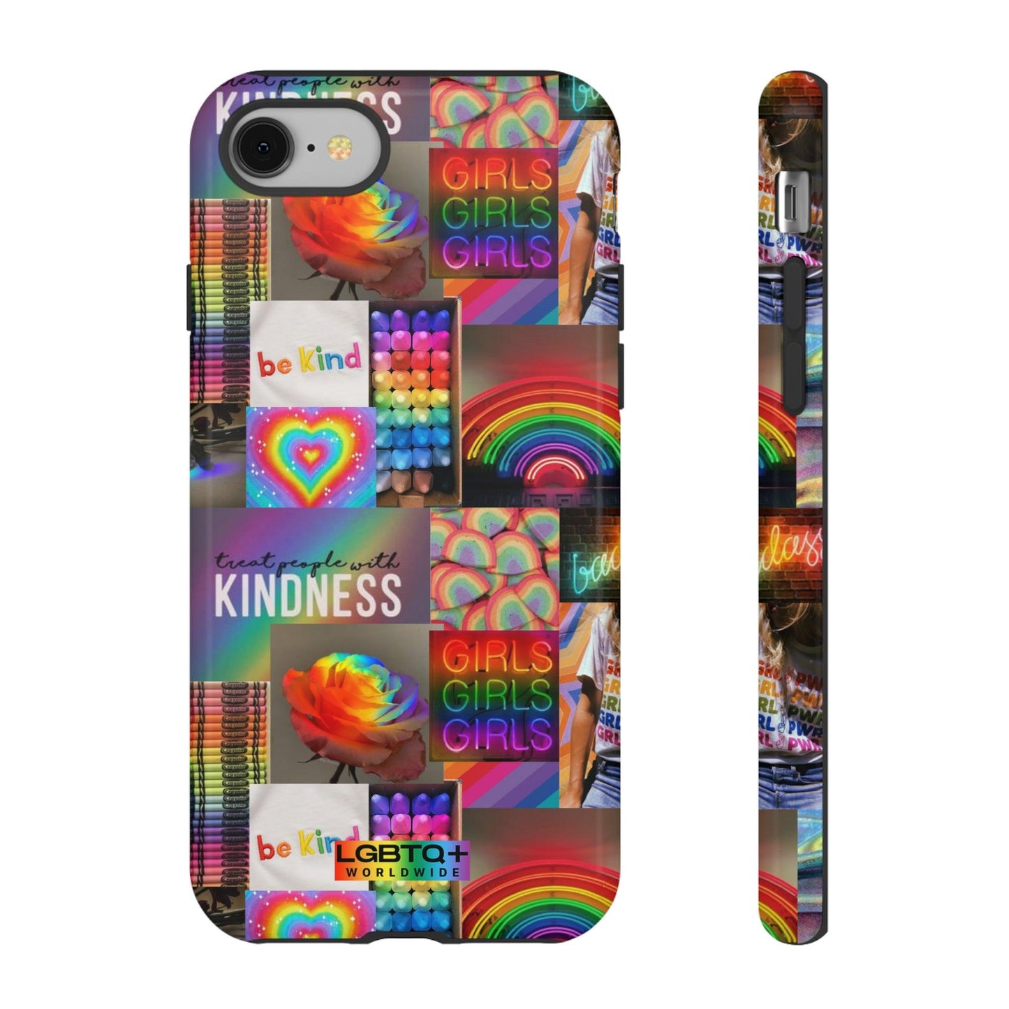 LGBTQWorldwide - ,,FREUNDLICH" Doppelgehäuse Handyhülle Accessories, Glossy, iPhone Cases, Matte, Phone accessory, Phone Cases, Samsung Cases, Thermo, Valentine's Day Picks lgbtq Bekleidung Accessoires unisex Zubehör