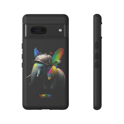 LGBTQWorldwide - ,,ELEFANT" Doppelgehäuse Handyhülle Accessories, Glossy, iPhone Cases, Matte, Phone accessory, Phone Cases, Samsung Cases, tough, Valentine's Day Picks lgbtq Bekleidung Accessoires unisex Zubehör